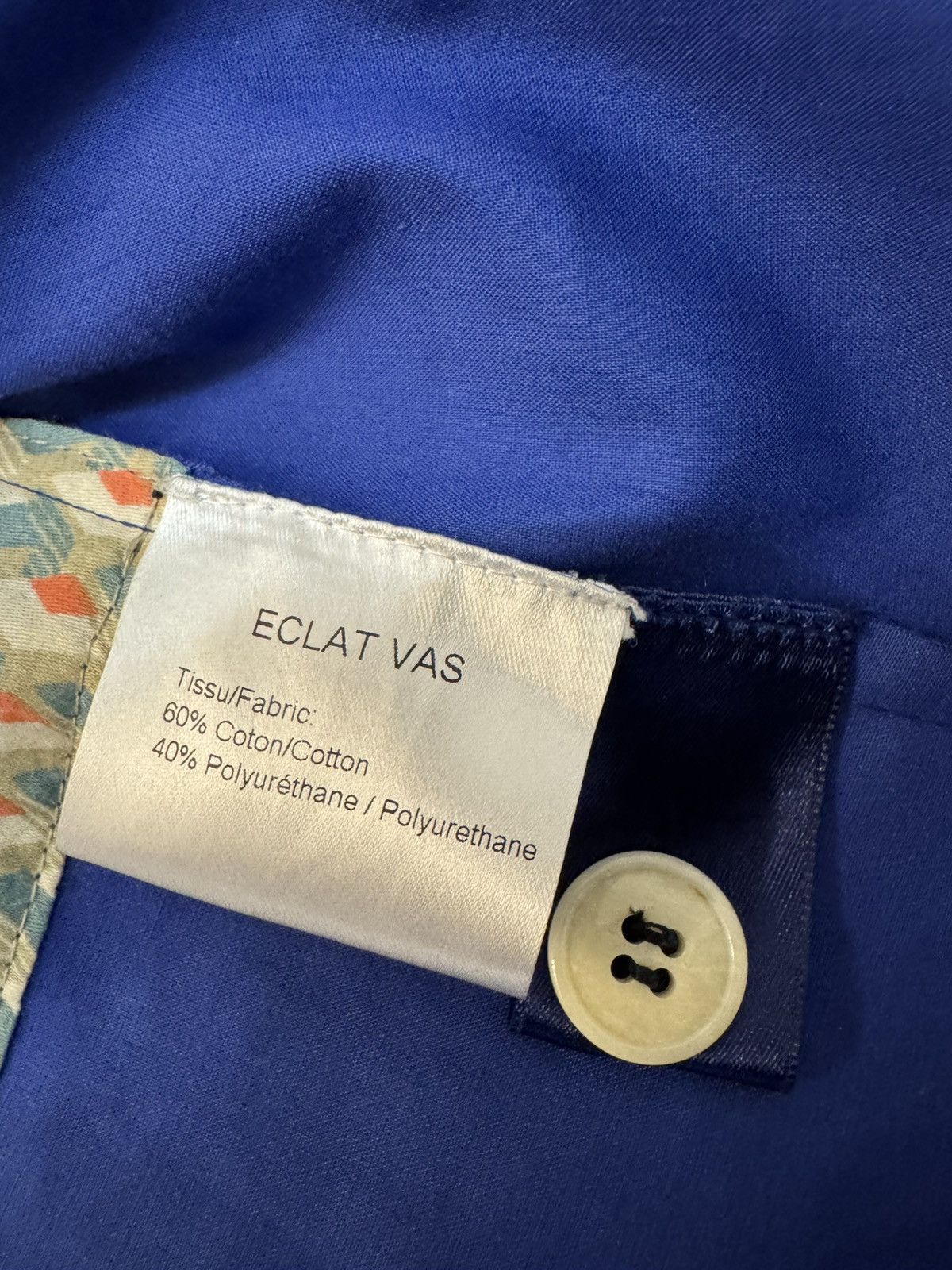 Other Pret Pour Partir Eclat Navy Waxed Cotton Trench Coat 36 S Size S / US 4 / IT 40 - 11 Thumbnail