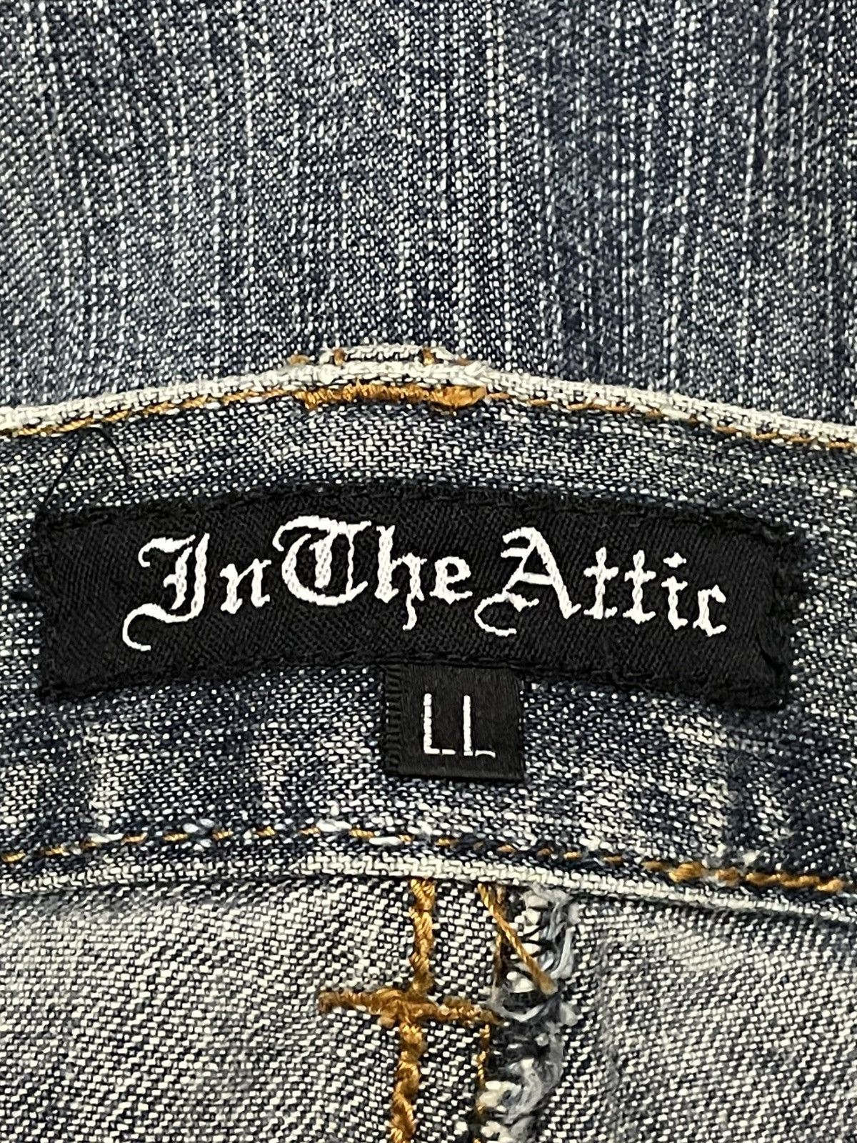 In The Attic VINTAGE IN THE ATTIC JAPAN 90S ARCHIVE DEAD OR ALIVE DENIM Size US 33 - 23 Thumbnail