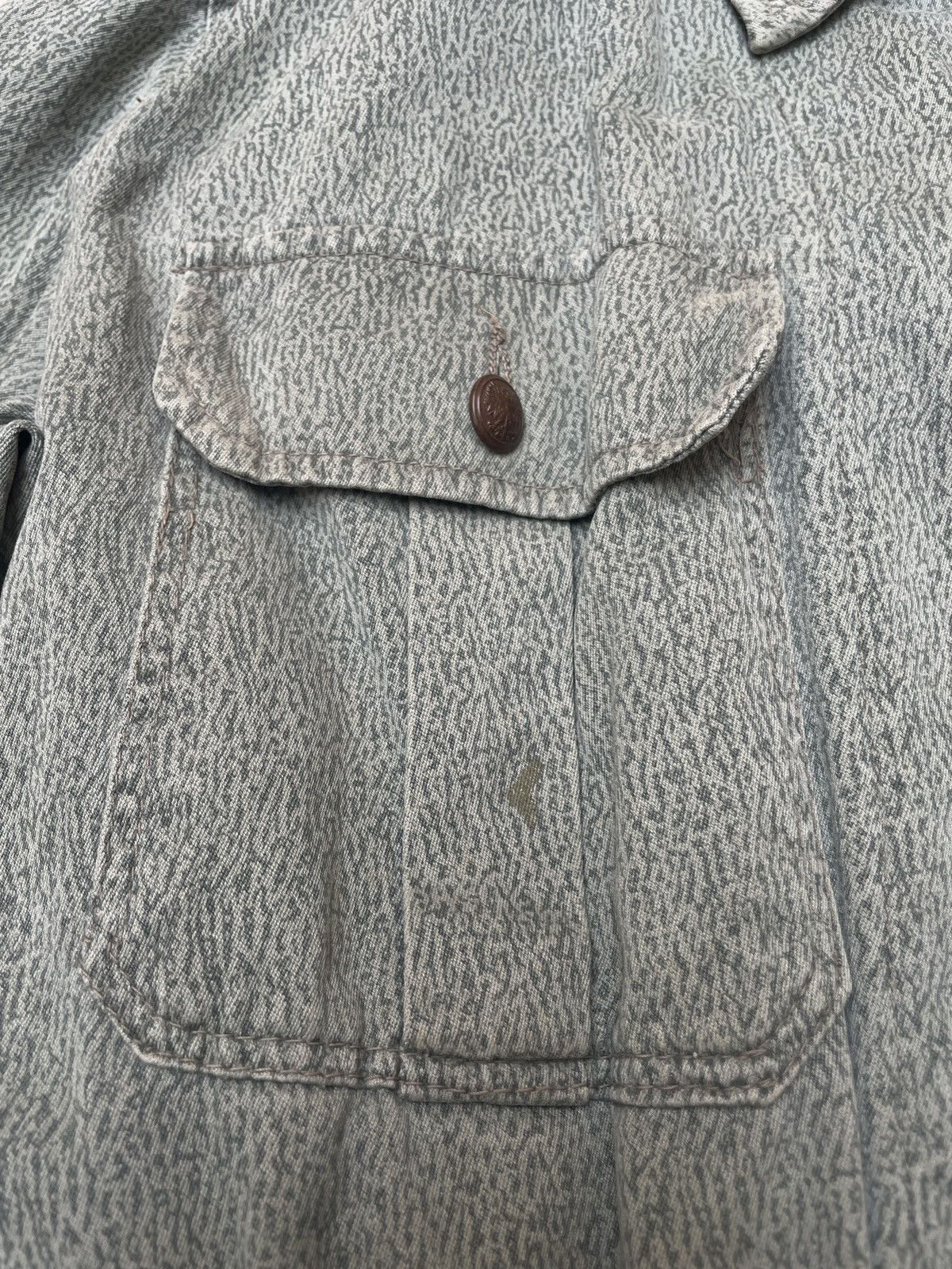 Vintage Late 60s DDR Rain Camo Chore Jacket Size L/XL Size US L / EU 52-54 / 3 - 19 Thumbnail