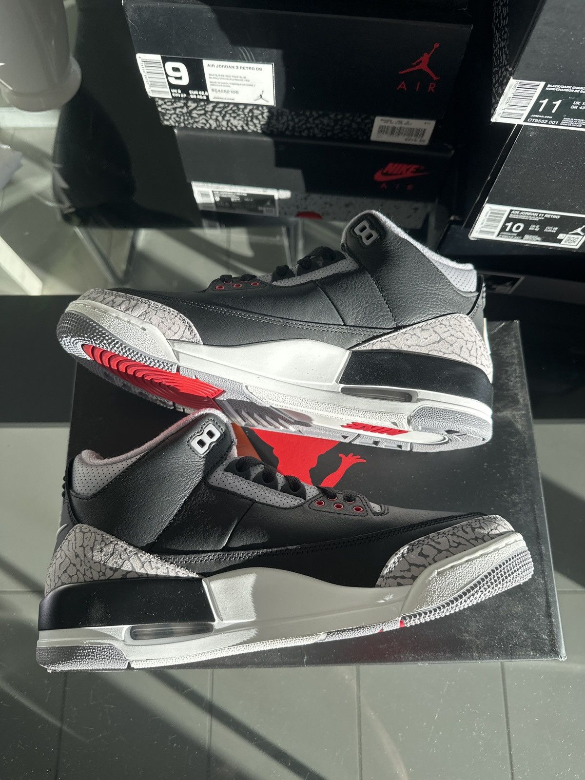 Jordan Brand J3 black cement Size US 9 / EU 42 - 4 Thumbnail