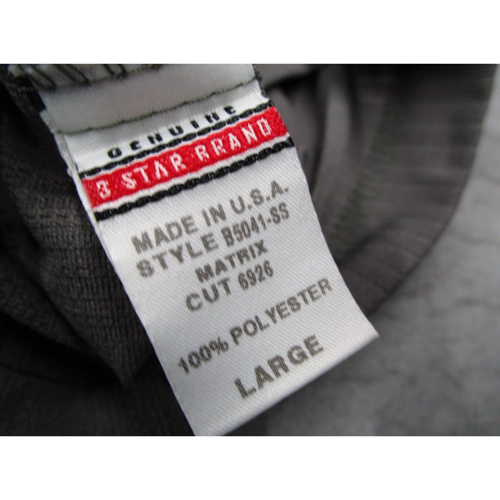 Vintage Vintage BC Ethic Men's gray short sleeve button up MATRIX pocket shirt loop collar Made in USA Large Size US L / EU 52-54 / 3 - 5 Thumbnail