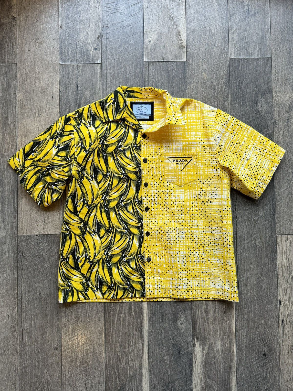 PRADA - prada banana tshirt 希少 Prada Banana Print T-shirt In Black | ModeSens | Luxury