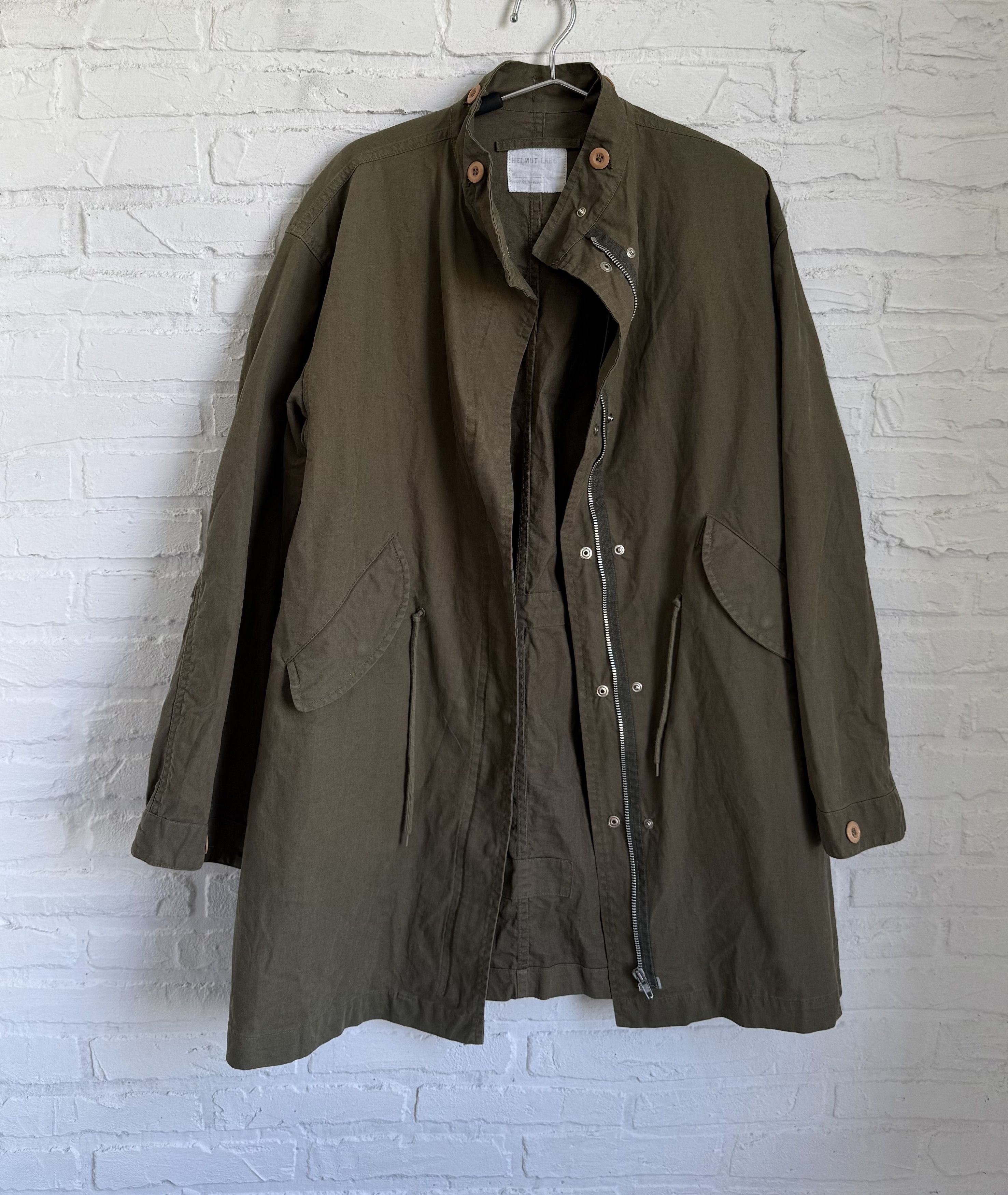 Helmut Lang Archive 1998 Helmut Lang Military Techwear Parka Oversized Size US M / EU 48-50 / 2 - 11 Thumbnail