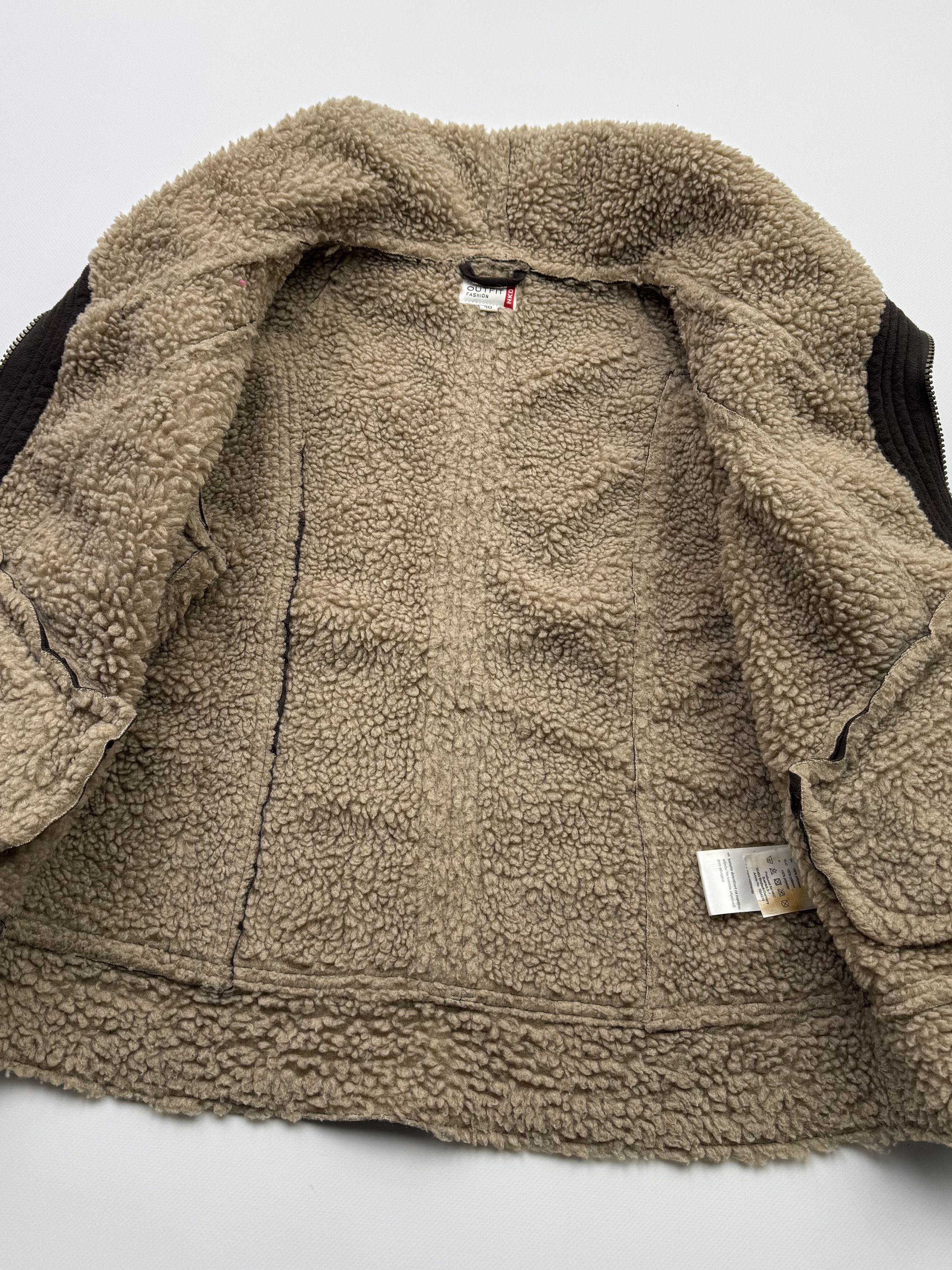 Vintage Vintage Faux Sheepskin Cropped Jacket B333(V92)E2 Size S / US 4 / IT 40 - 6 Thumbnail
