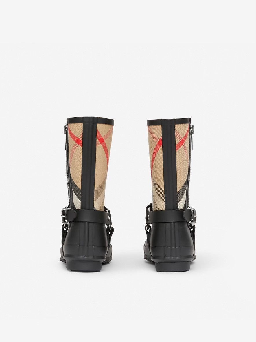 Burberry Burberry Strap Detail House Check Rubber Rain Boots Size US 5 / IT 35 - 2 Thumbnail
