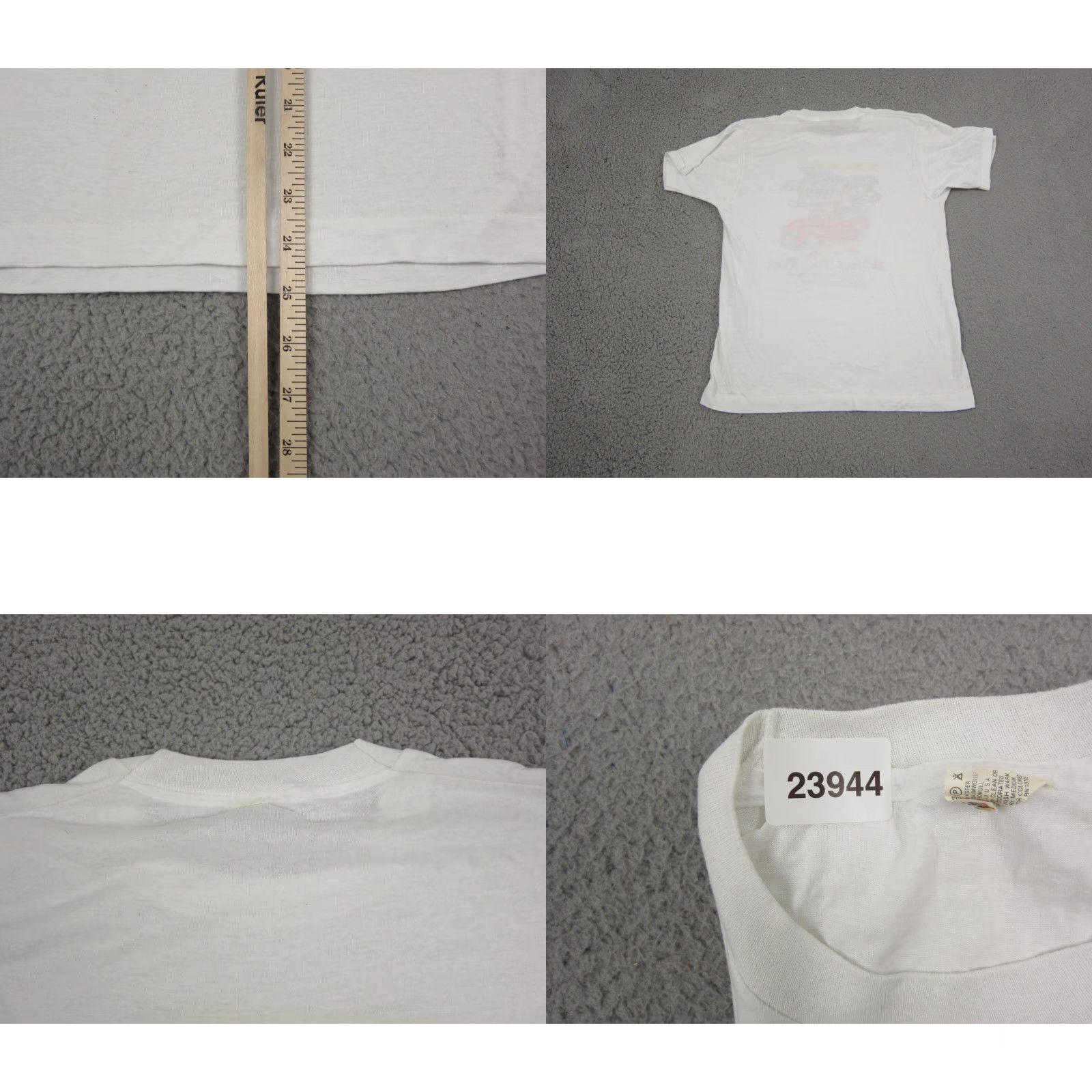 Vintage VINTAGE Screen Stars Shirt Mens L White 80s USA Car Show Short Sleeve Crew Neck Logo Size US L / EU 52-54 / 3 - 9 Thumbnail