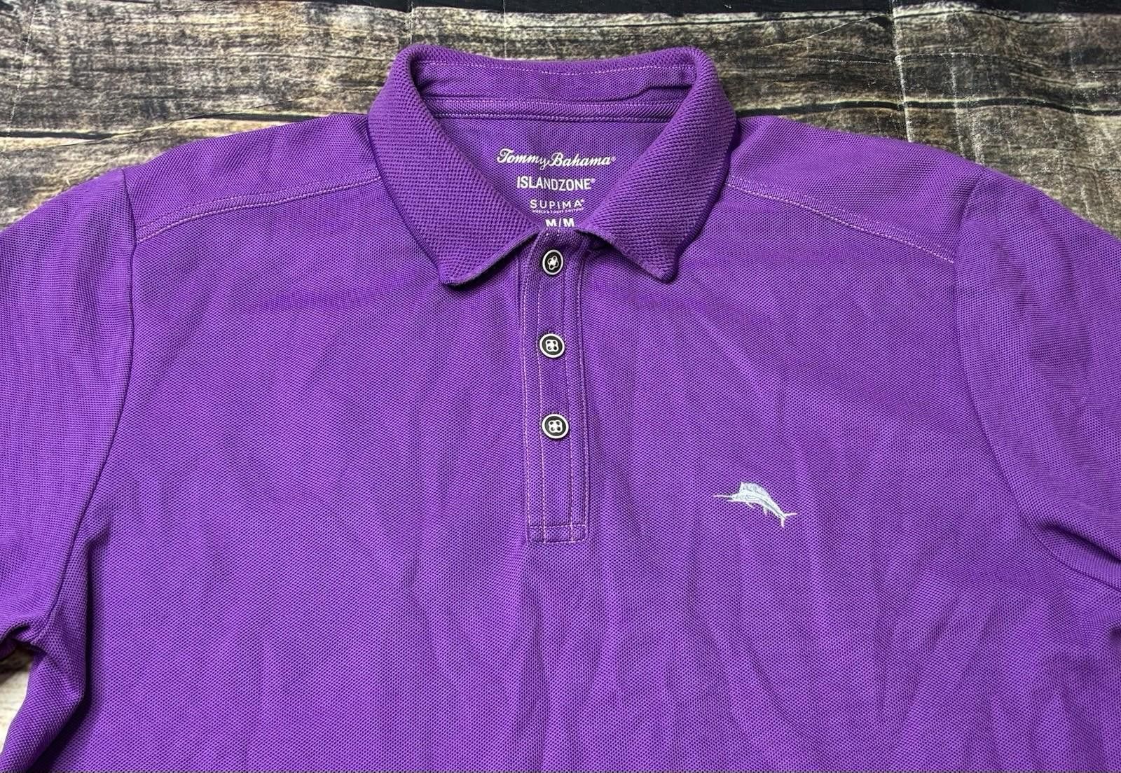 Tommy Bahama Tommy Bahama Polo Shirt Men's Medium Islandzone Supima Trim Size US M / EU 48-50 / 2 - 4 Thumbnail
