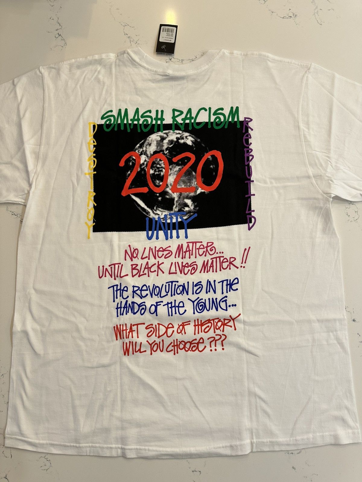 Stussy Stussy Black Lives Matter (BLM) 2020 Tee Size US XL / EU 56 / 4 - 3 Thumbnail