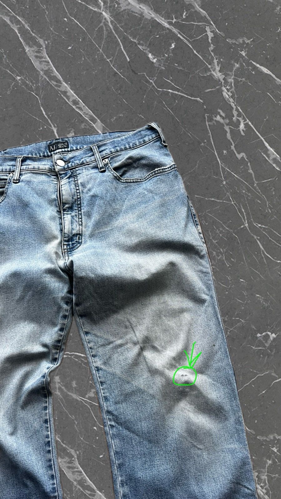 Armani VERY RARE vintage armani denim metal logo 36 Size US 36 / EU 52 - 3 Thumbnail