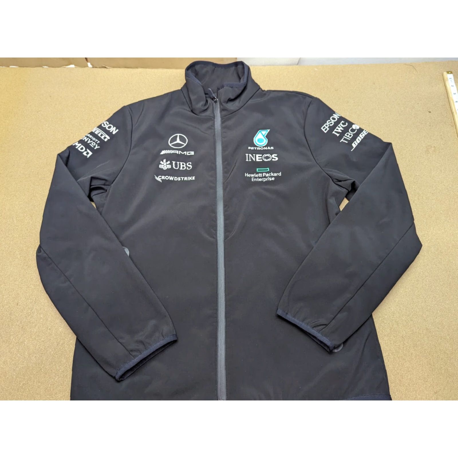 Vintage Mercedes Formula 1 Team Jacket Size M Petronas Racing F1 Stichd Black Full Zip Mens Track Jacket Size US M / EU 48-50 / 2 - 2 Thumbnail