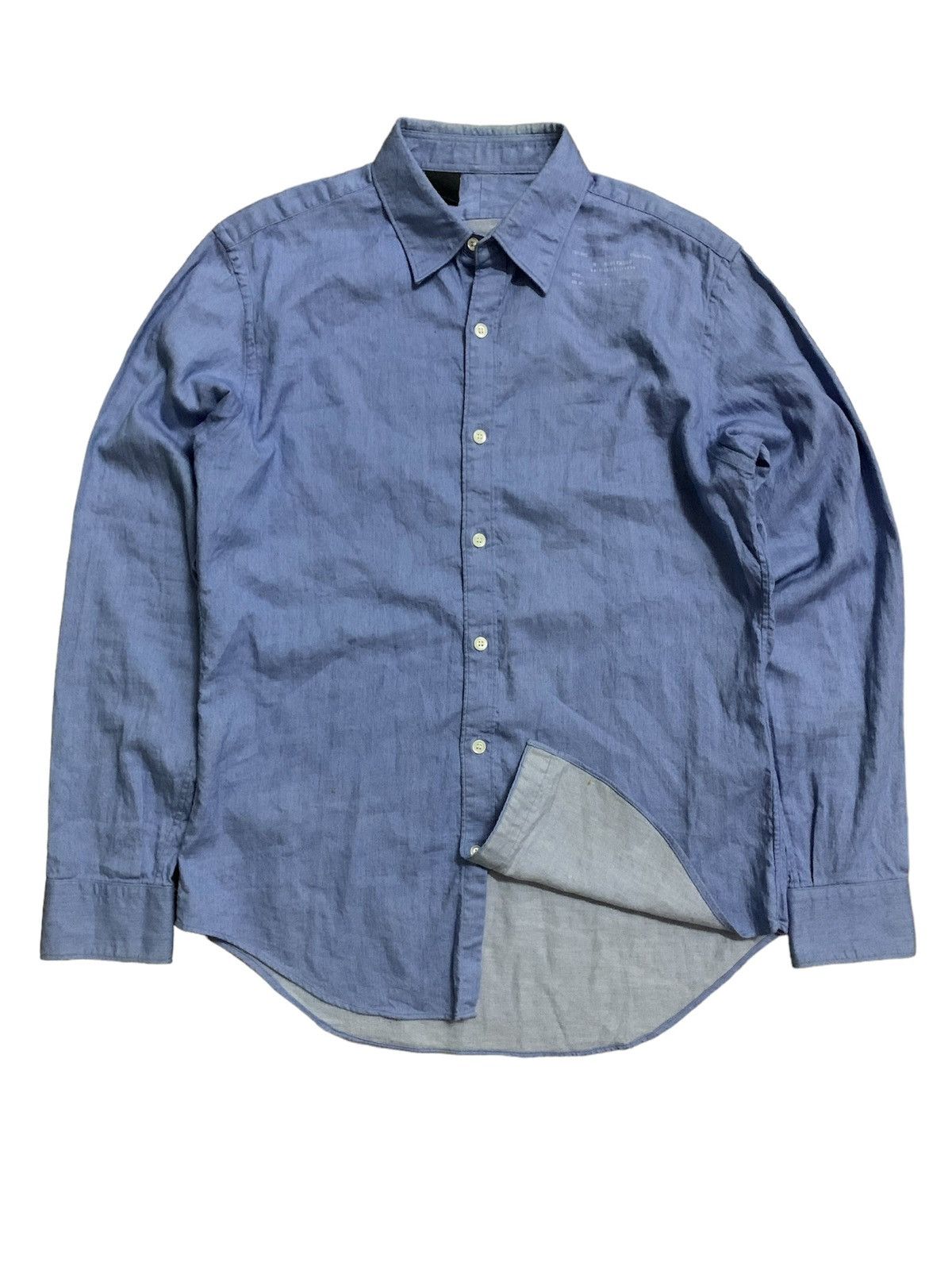 Vtg Mister Hoolywood N. Hoolywood Chambray Shirt