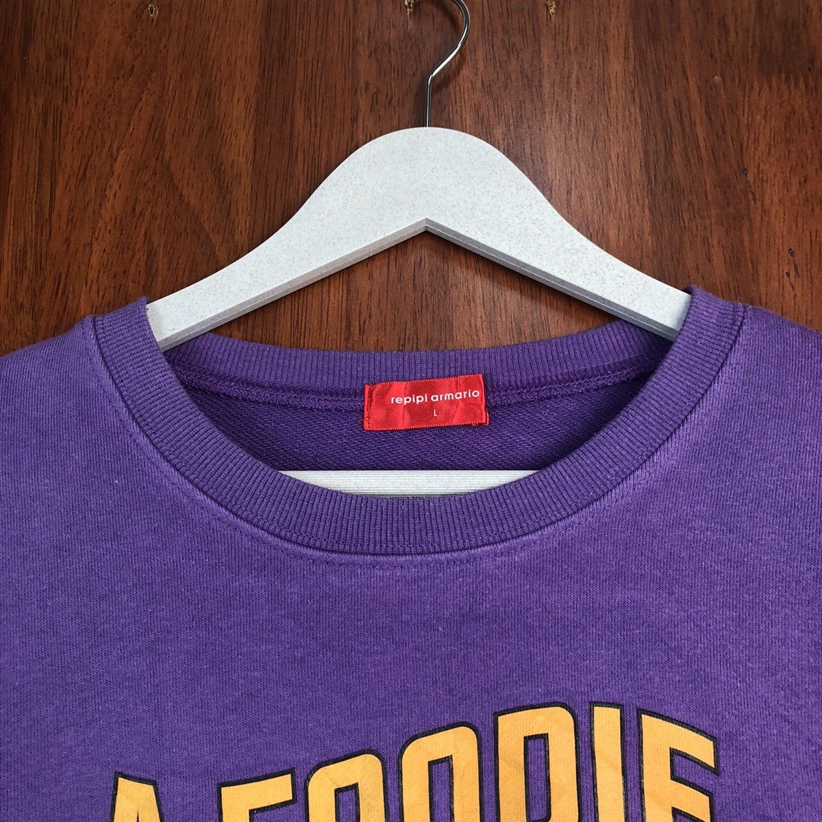 Japanese Brand Repipi Armario Purple Sweatshirt #7543 Size M / US 6-8 / IT 42-44 - 6 Thumbnail