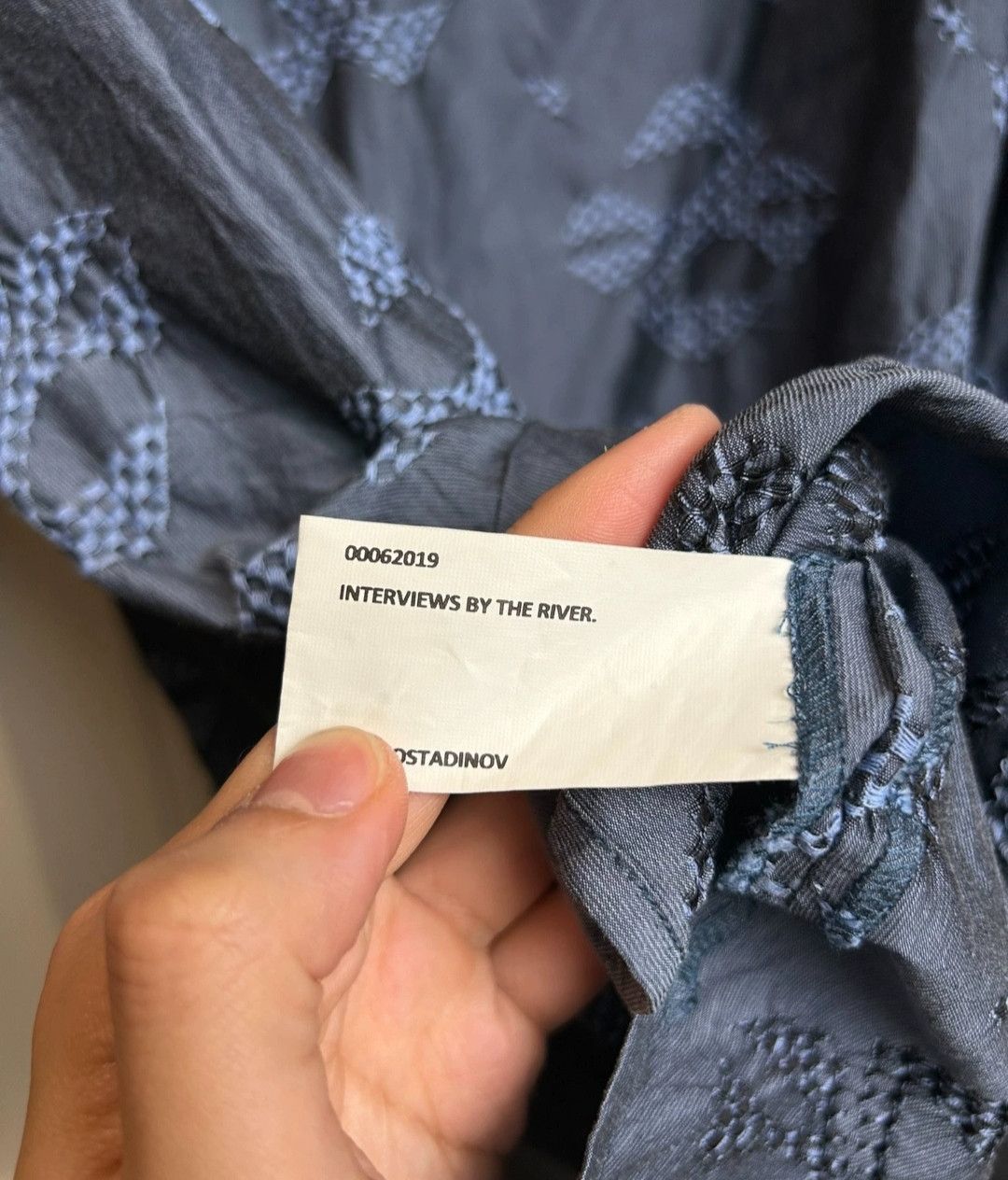 Kiko Kostadinov Kiko Kostadinov Blue Flower Shirt Size US S / EU 44-46 / 1 - 5 Thumbnail