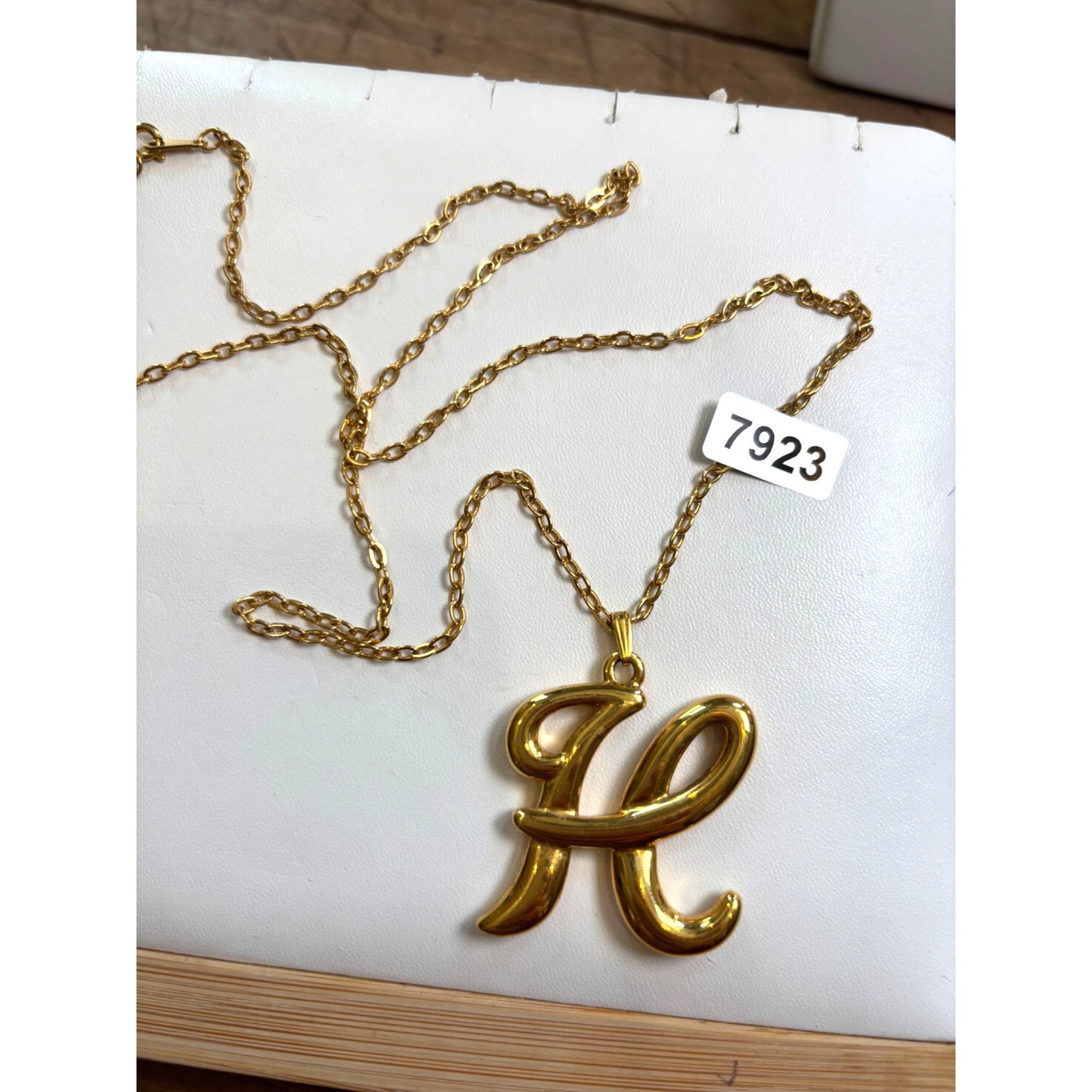 Other Gold Initial "H" Pendant Necklace Size ONE SIZE - 1 Thumbnail