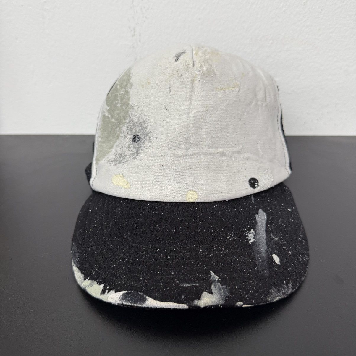 Beauty Beast Vintage Thrashed Paint Splatter Trucker Hat Skater Riot Punk Size ONE SIZE - 2 Thumbnail