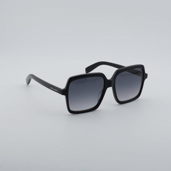 Saint Laurent Paris Saint Laurent SL174 001 Sunglasses Black Square Frame Size ONE SIZE - 8 Thumbnail