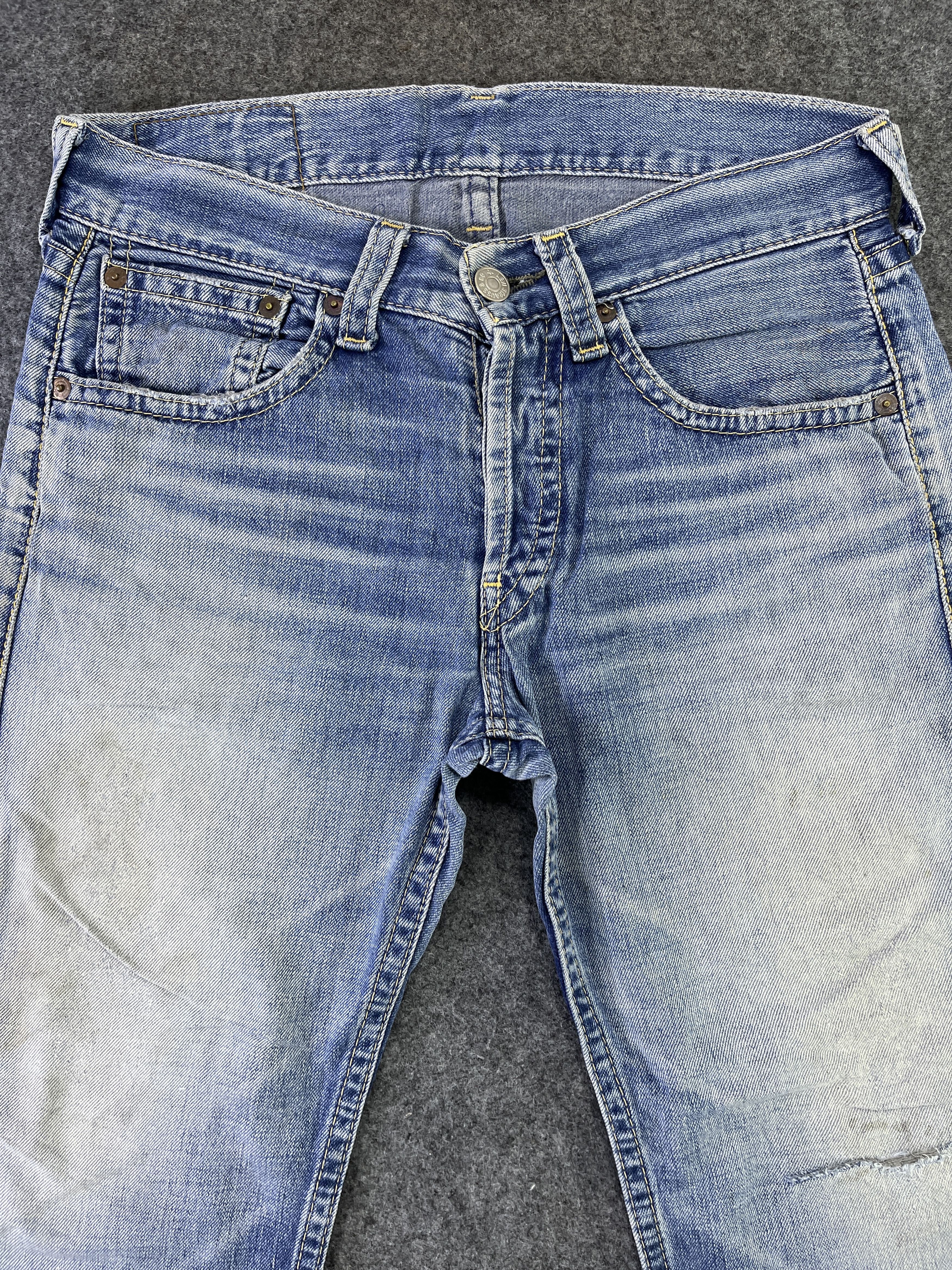 Levi's Vintage Levis 901 Faded Distressed Jeans - J917 Size US 34 / EU 50 - 2 Thumbnail
