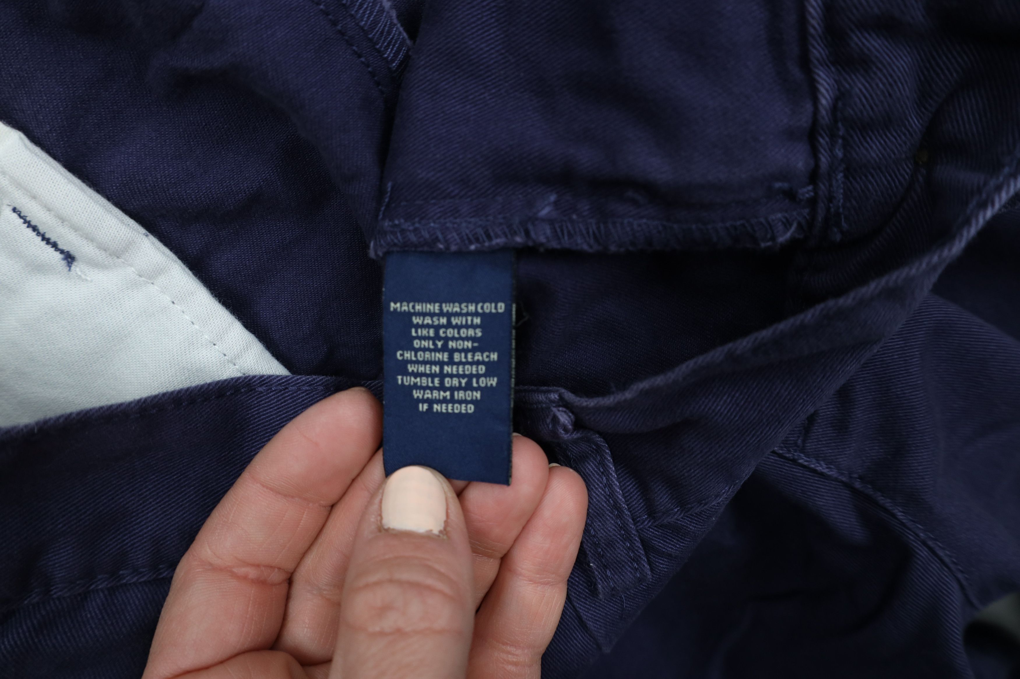 Ralph Lauren × Vintage Vintage 90s Ralph Lauren Pleated Above Knee Chino Shorts Size US 36 / EU 52 - 9 Thumbnail
