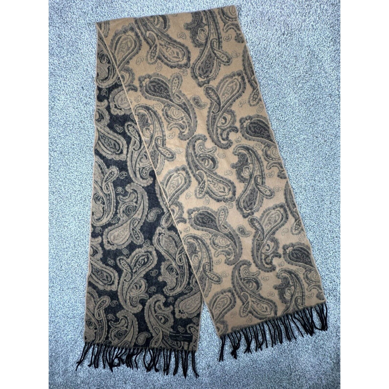 Other D&Y Scarf Womens Paisley Soft Vintage Old Money Elegant Chic Size ONE SIZE - 4 Thumbnail