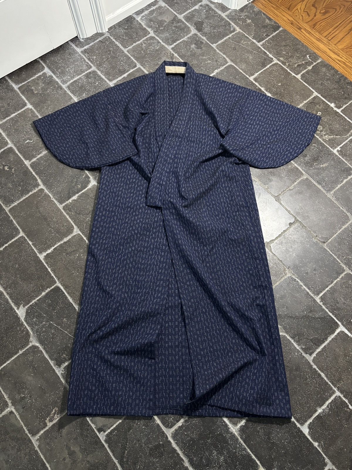 Vintage Japanese True Vintage Kimono Bath Robe Haori Jacket 50s 60s Size US S / EU 44-46 / 1 - 3 Thumbnail