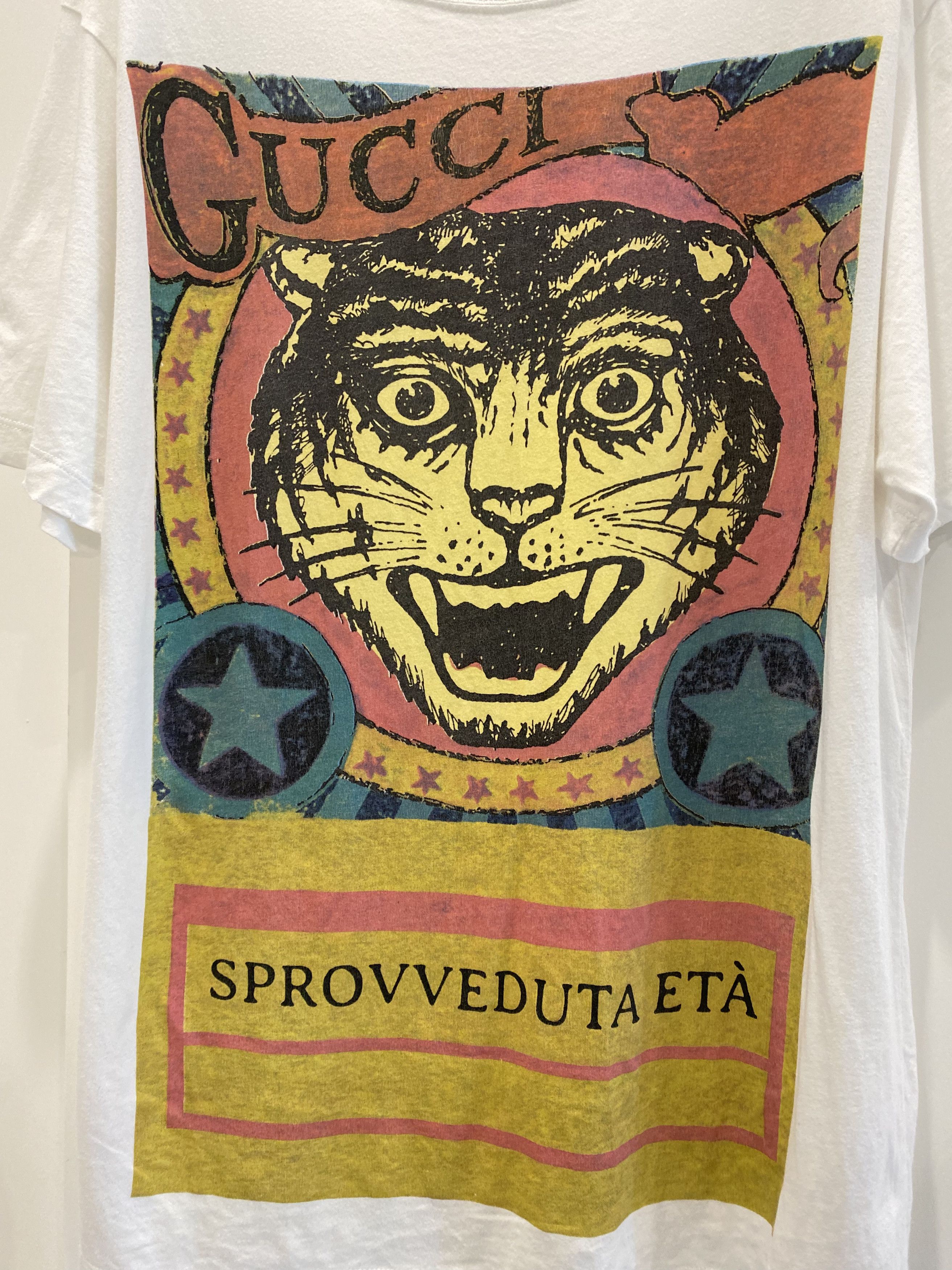 Gucci Gucci Tiger Print T Shirt S Oversized Size US S / EU 44-46 / 1 - 5 Thumbnail