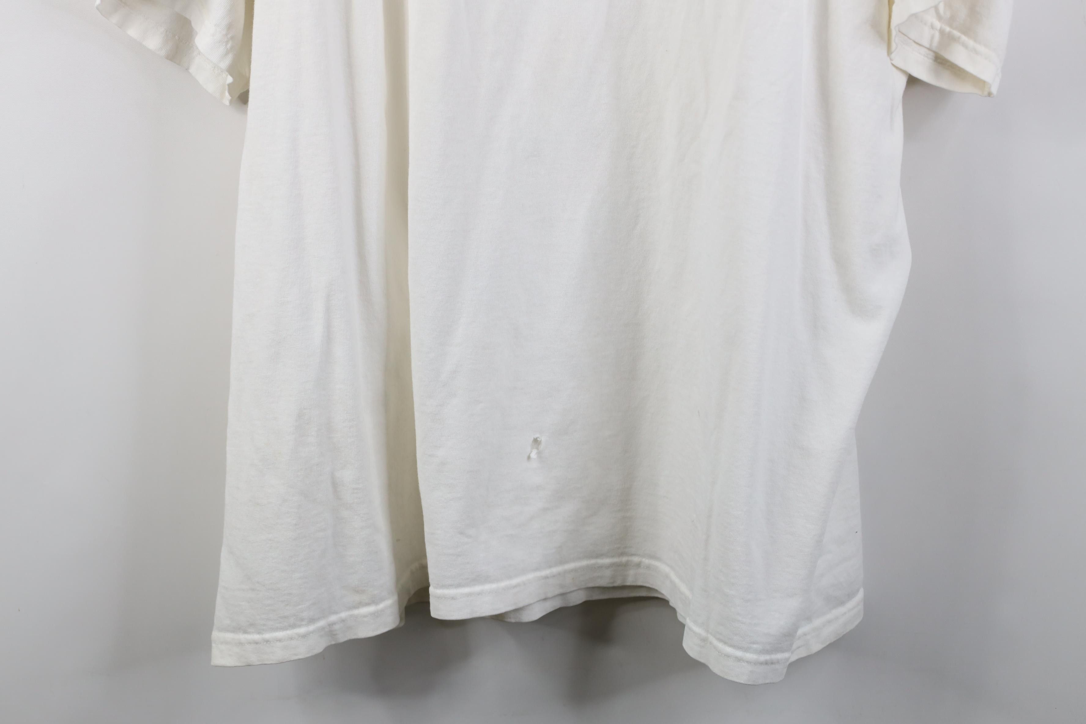 Nike Vintage 90s Nike Scott Center Big Swoosh T-Shirt White USA Size US XL / EU 56 / 4 - 15 Thumbnail