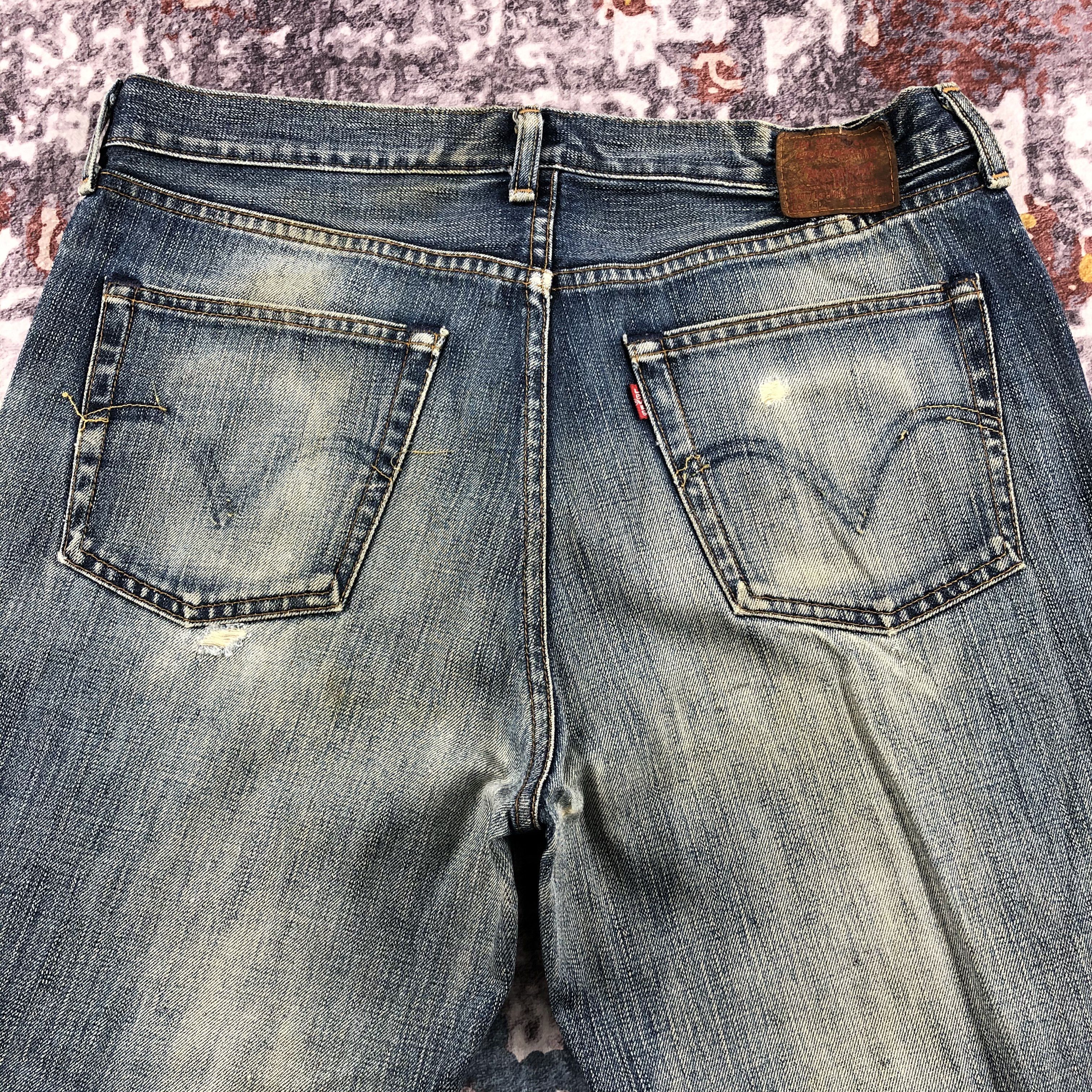 Levi's × Vintage Vintage 90s Blue Wash Levis 502 Jeans-JM2201 Size US 36 / EU 52 - 5 Thumbnail