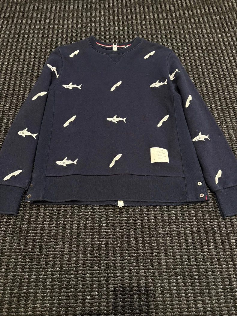 Thom Browne Thom Browne Shark zipper hoodie Size US XL / EU 56 / 4 - 1 Thumbnail