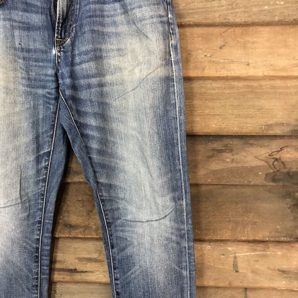 Faded Glory Uniqlo faded japan Jeans Blue Denim Pants #7310 Size US 32 / EU 48 - 8 Thumbnail