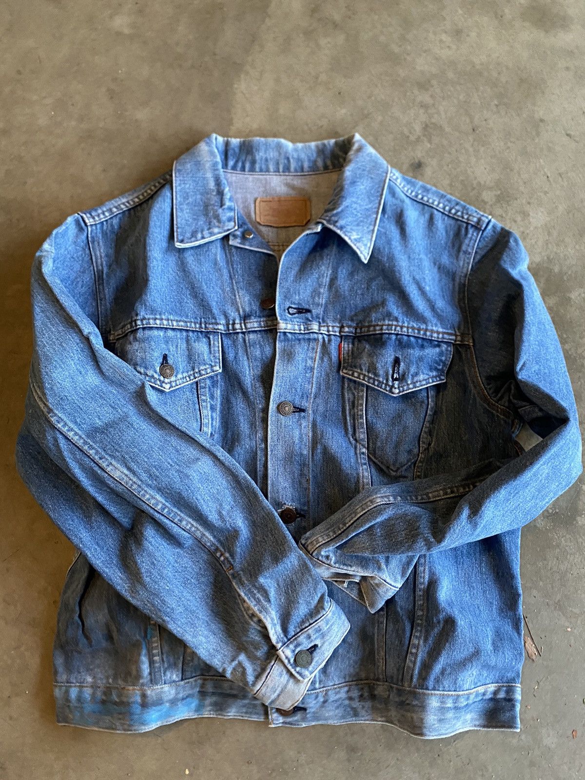 Levi's Levis Denim Jacket Vintage Size US L / EU 52-54 / 3 - 1 Thumbnail