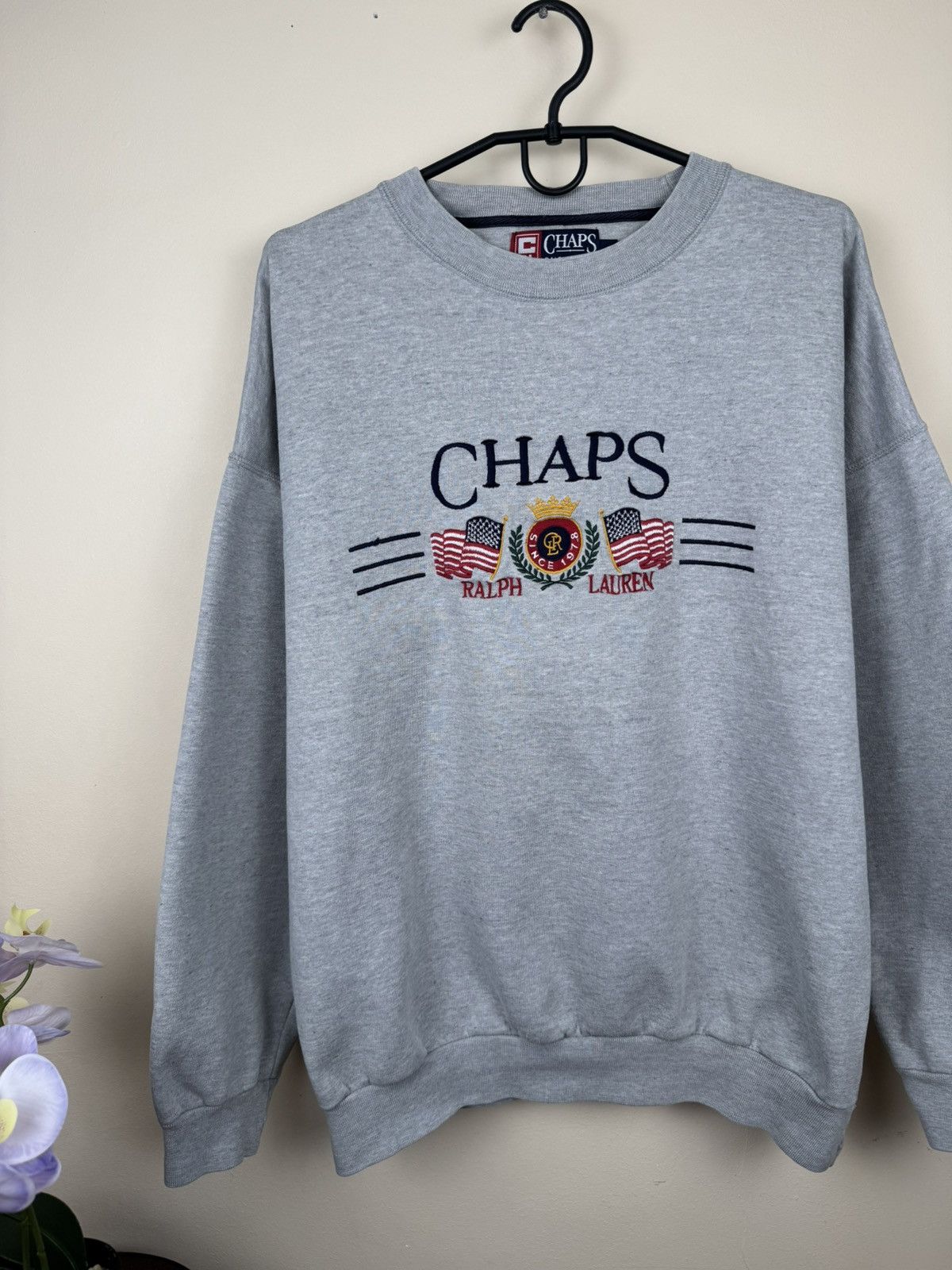 Chaps Ralph Lauren Vintage Chaps Ralph Lauren Sweatshirt Gray XL Streetwear Size US XL / EU 56 / 4 - 10 Thumbnail