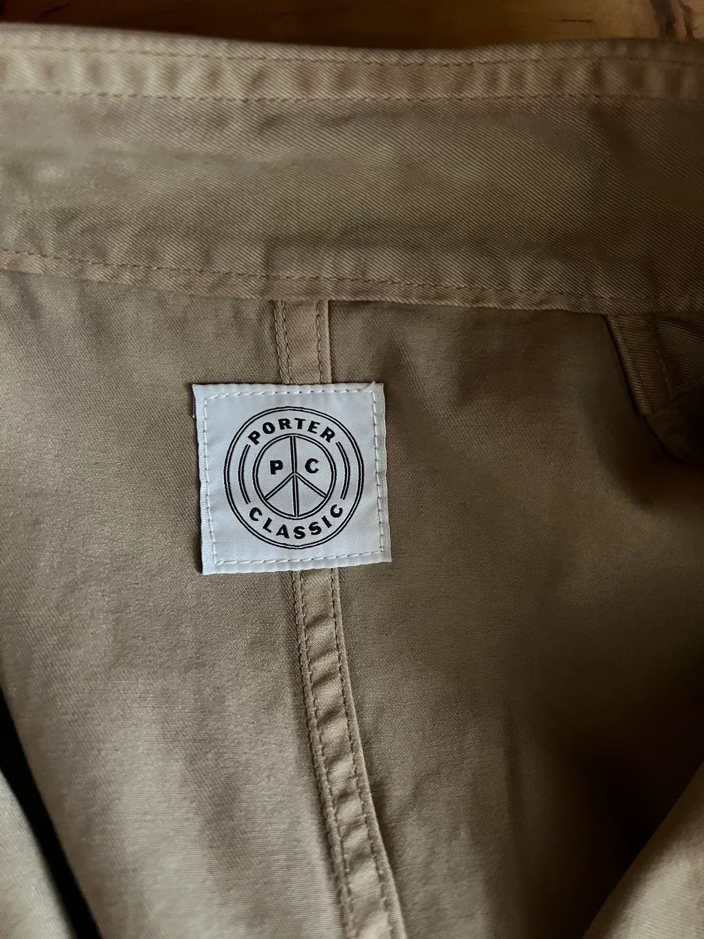 Porter Classic Porter Classic Vintage Washed Beige Utility Jacket Size US M / EU 48-50 / 2 - 7 Thumbnail