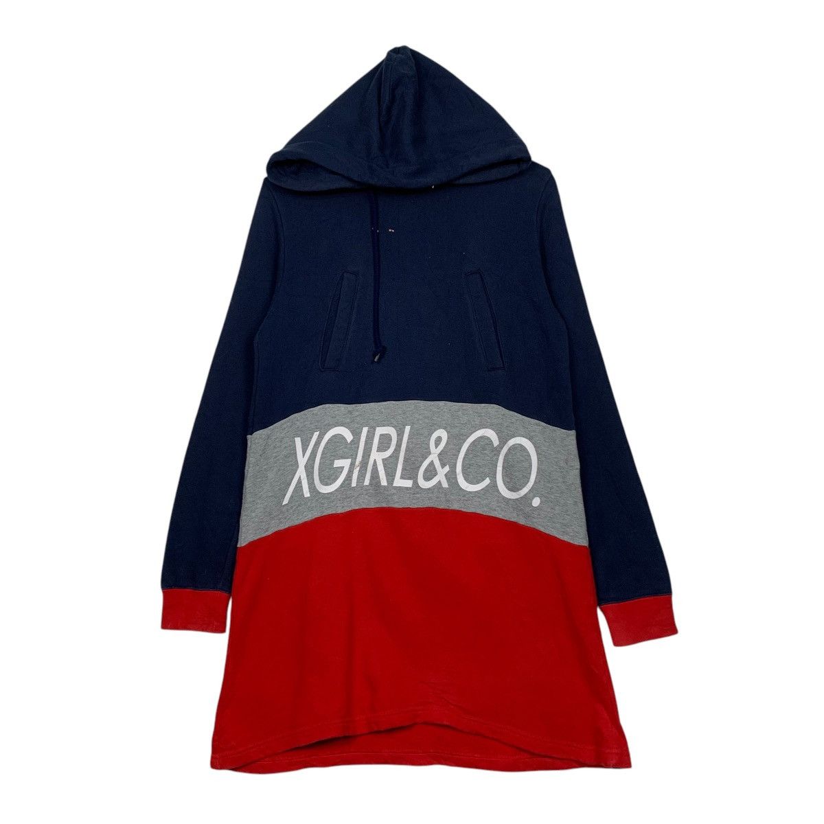 Japanese Brand Japanese Brand X-girl Long Hoodie Size S / US 4 / IT 40 - 1 Thumbnail