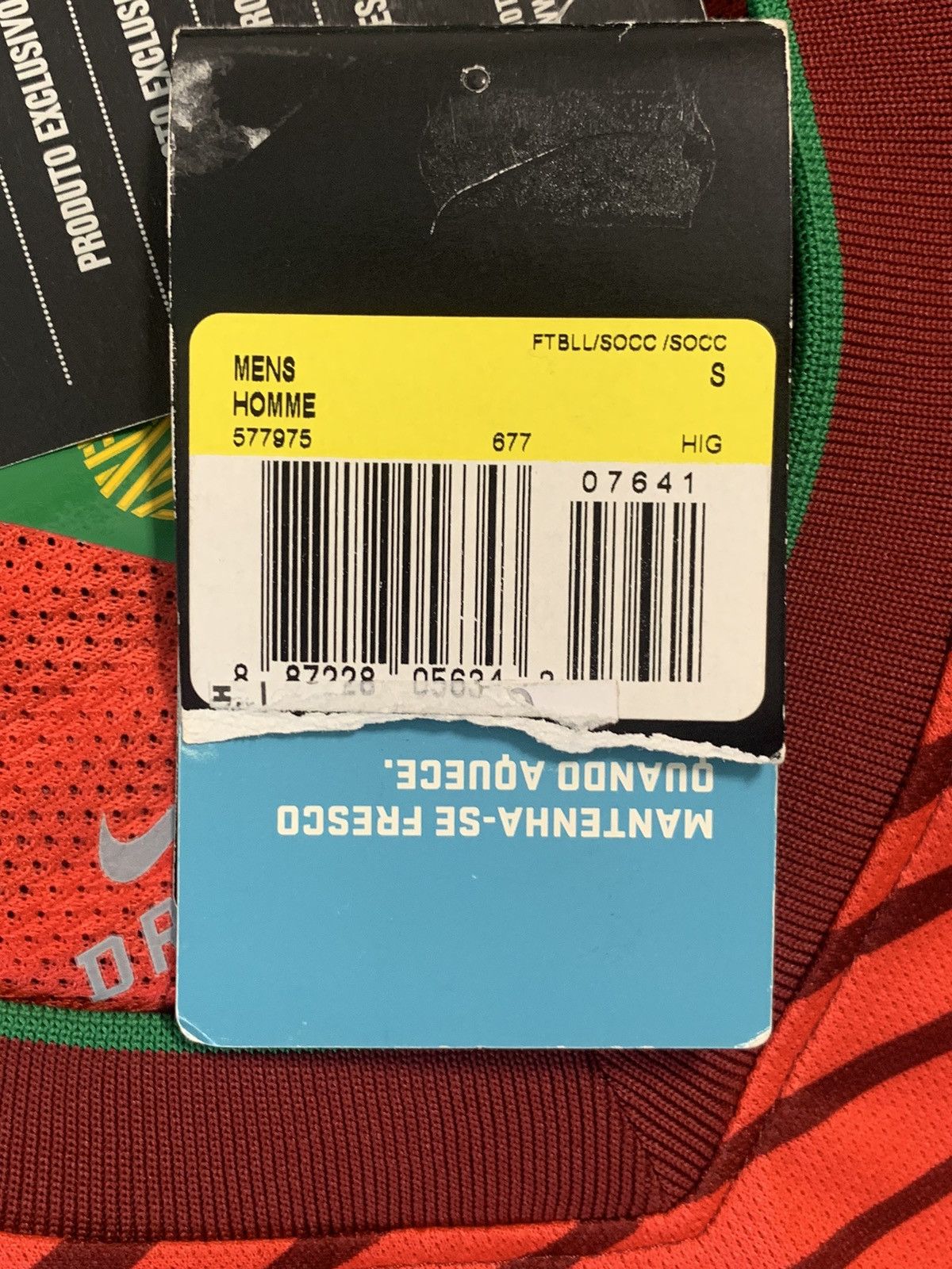 Nike World Cup Nike Portugal Authentic Match Player Issue Jersey Size US S / EU 44-46 / 1 - 11 Thumbnail