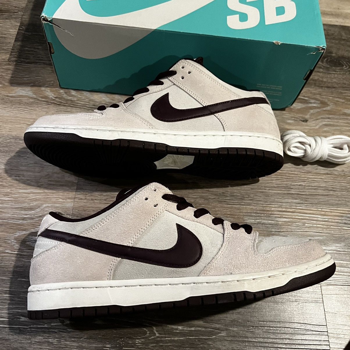 Nike Nike Sb Dunk Low Desert Sand Mahogany Size US 11 / EU 44 - 2 Thumbnail