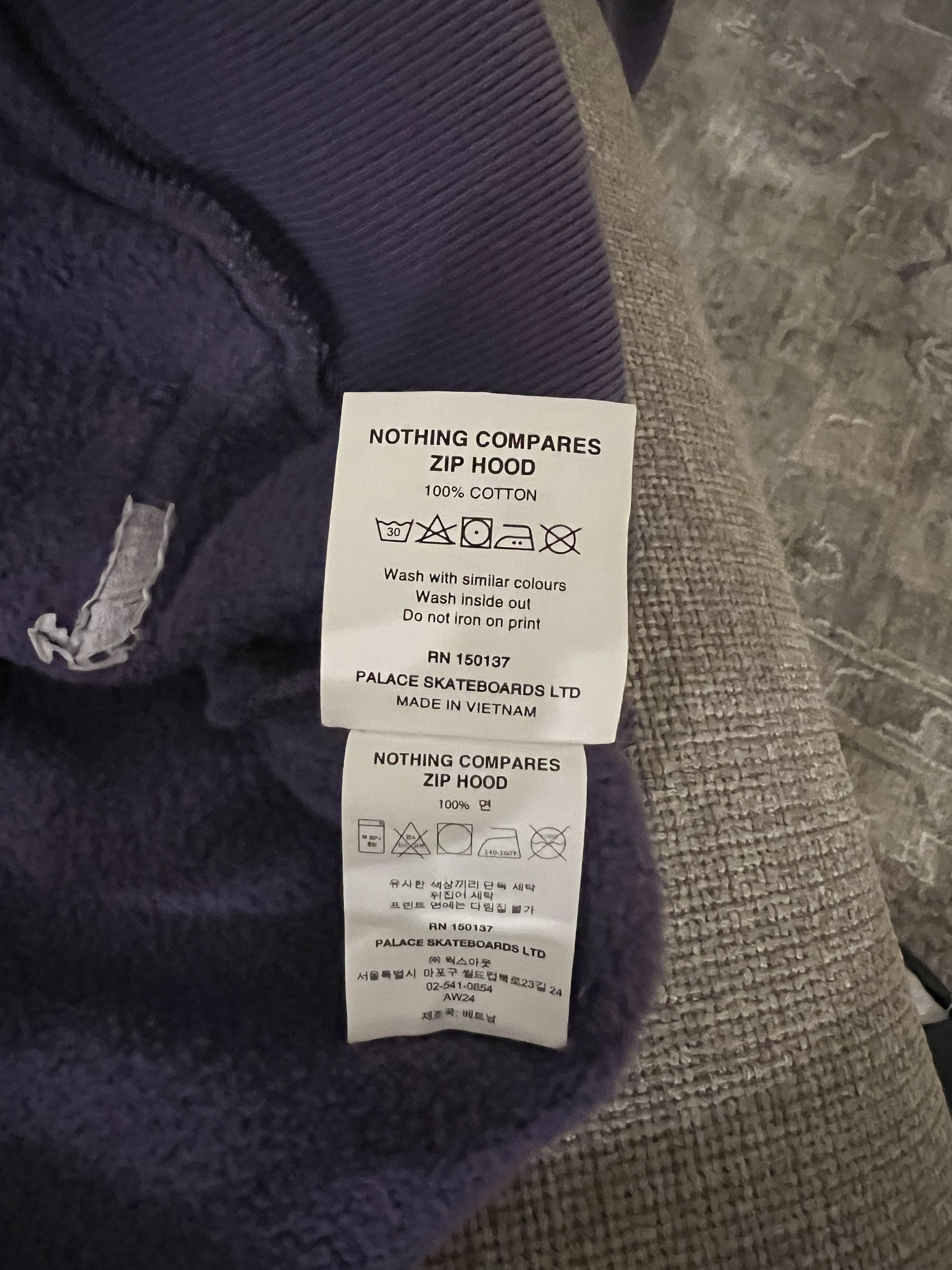 Palace Palace Celtic Zip Hoodie - Purple Size US M / EU 48-50 / 2 - 5 Thumbnail