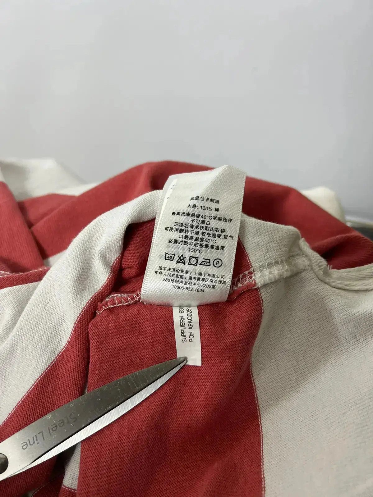 Polo Ralph Lauren × Vintage Vintage Polo Ralph Lauren striped polo T-shirt Size US XXL / EU 58 / 5 - 6 Thumbnail