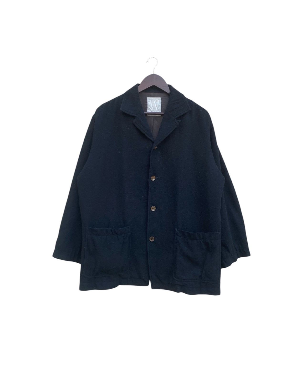 Yohji Yamamoto Workshop by Yohji Yamamoto Button Up Jacket In Wool Size US L / EU 52-54 / 3 - 1 Thumbnail