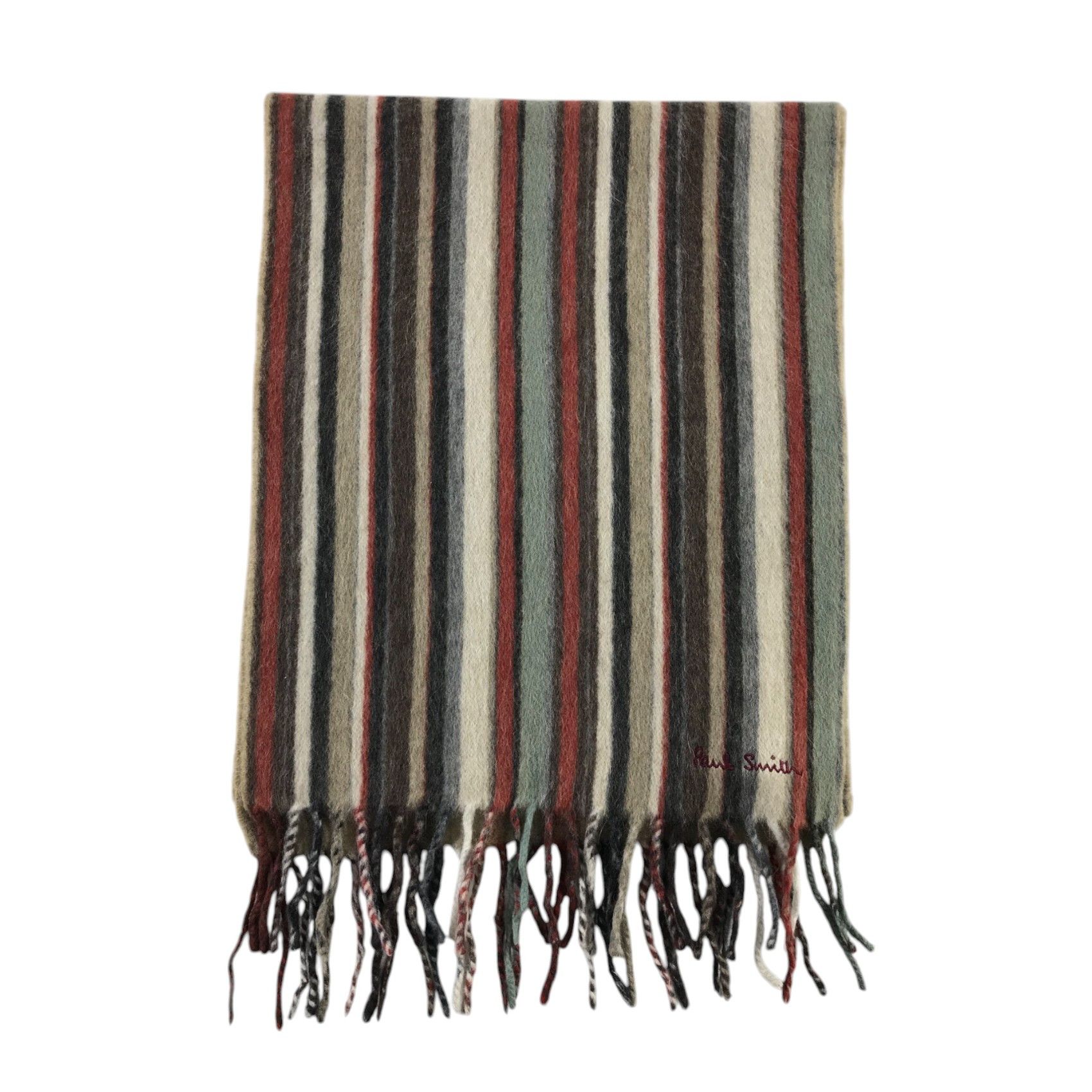 Paul Smith × Vintage Paul Smith Scarf / Muffler / Neckwear - WW2162 Size ONE SIZE - 2 Thumbnail