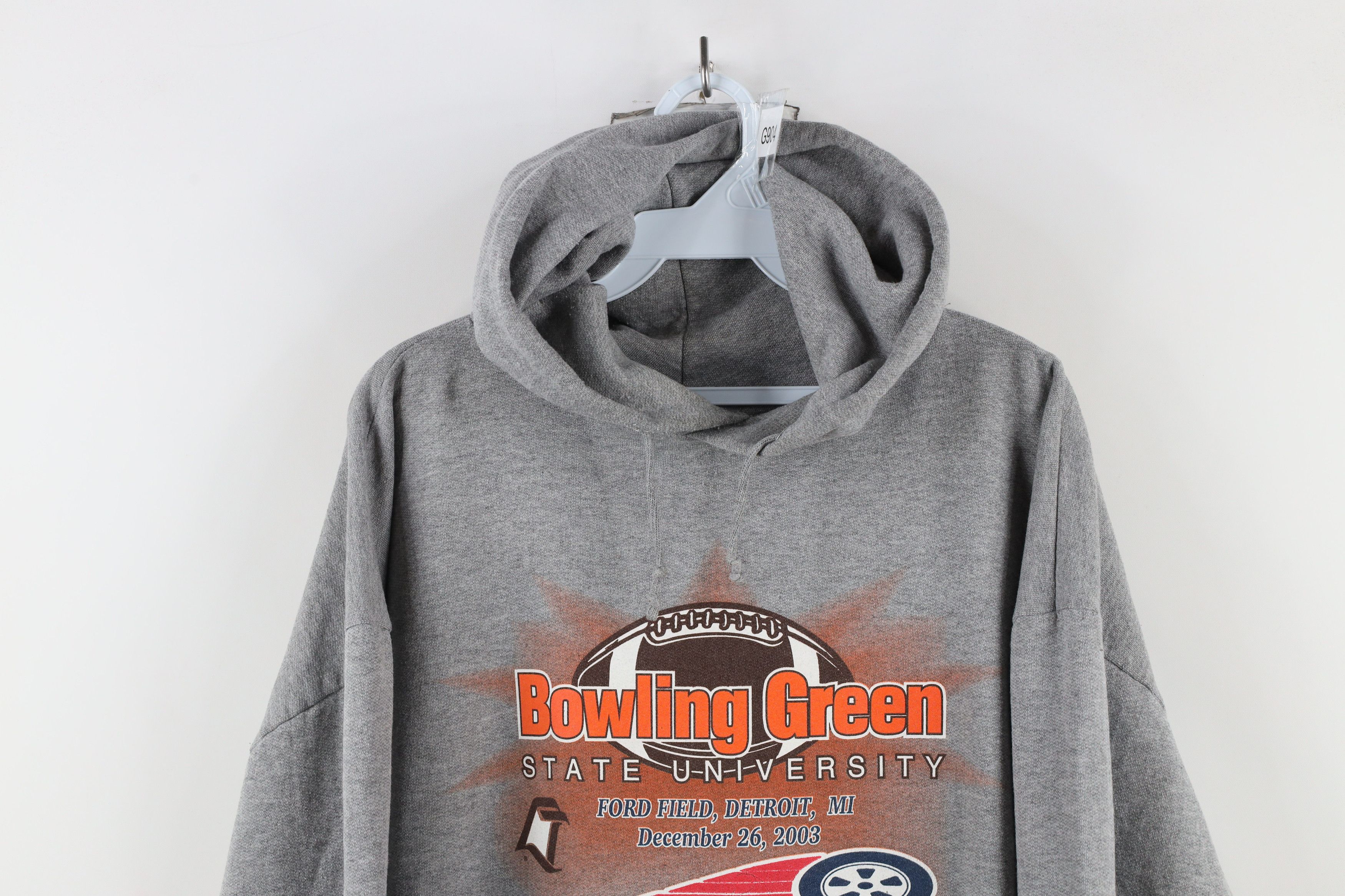 Vintage Vintage Bowl Bowling Green State University Football Hoodie Size US XL / EU 56 / 4 - 2 Thumbnail
