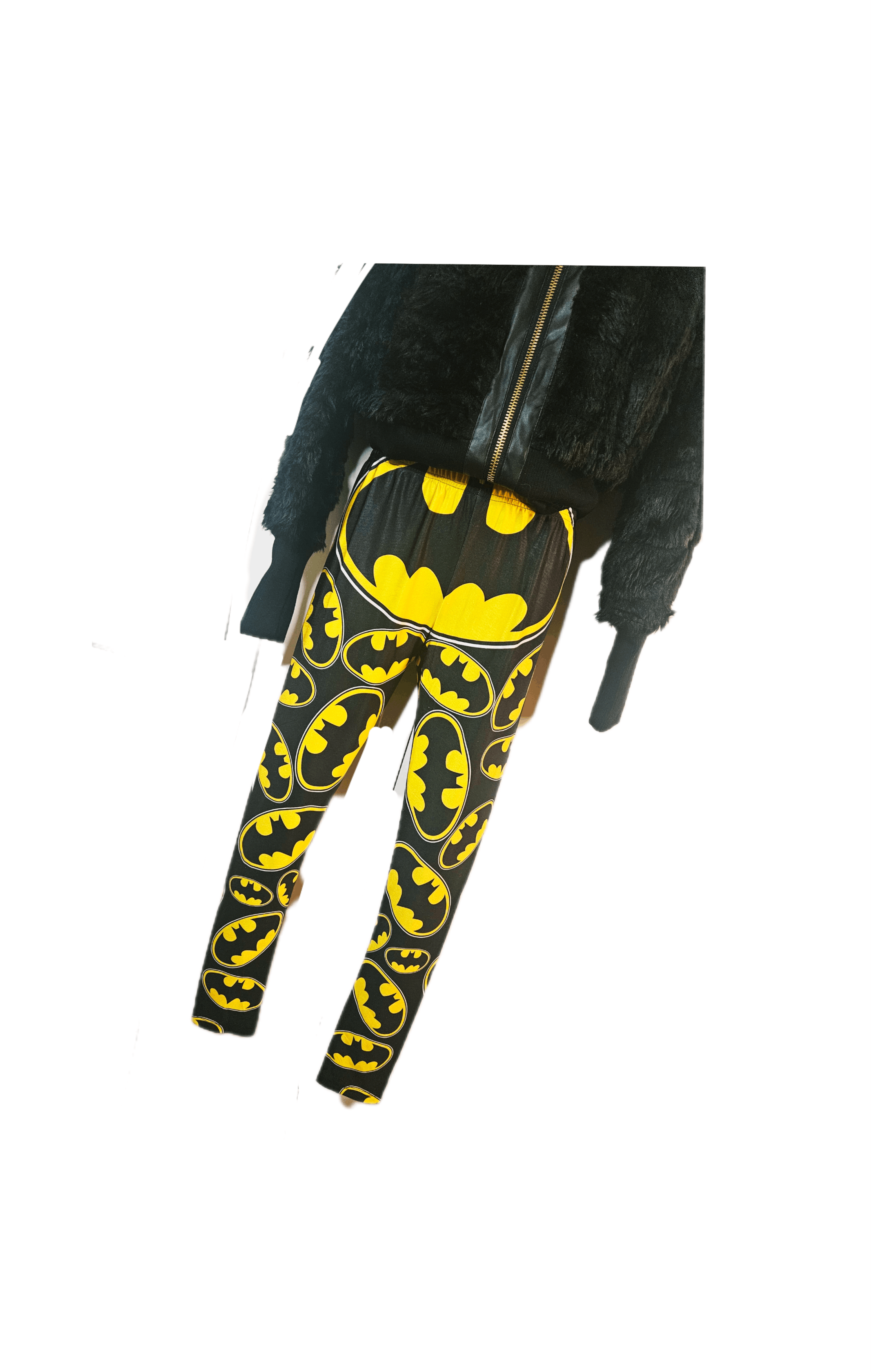 Other VINTAGE BATMAN LEGGINGS BRIGHT Size 26" / US 2 / IT 38 - 3 Thumbnail