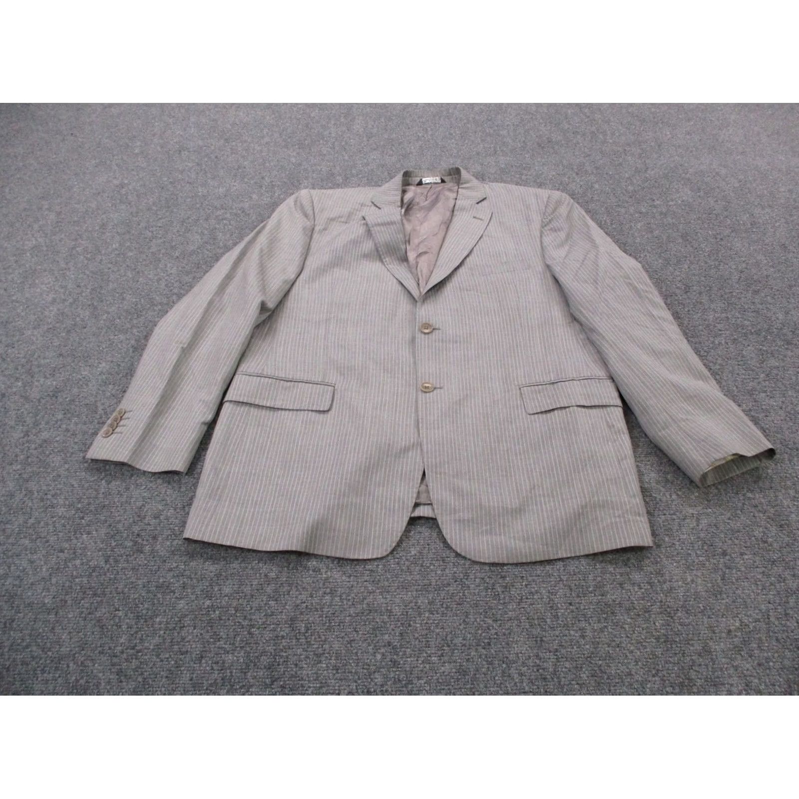 Ermenegildo Zegna Ermenegildo Zegna Blazer jacket Mens 42R Gray Wool Silk Two-Button Business Size 42R - 2 Thumbnail