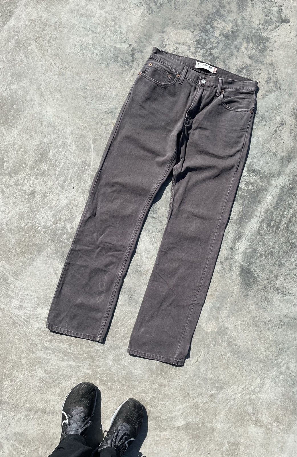 Levi's 🔥 VINTAGE 90s LEVIS 505 GREY FADED Y2K Fit Jeans Pants 🔥 Size US 33 - 6 Thumbnail