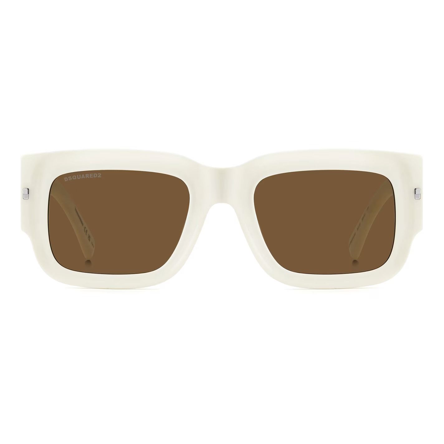 Dsquared2 o1g2r1mq0426 Size: 52CM / Round Sunglasses in Ivory Size ONE SIZE - 1 Thumbnail