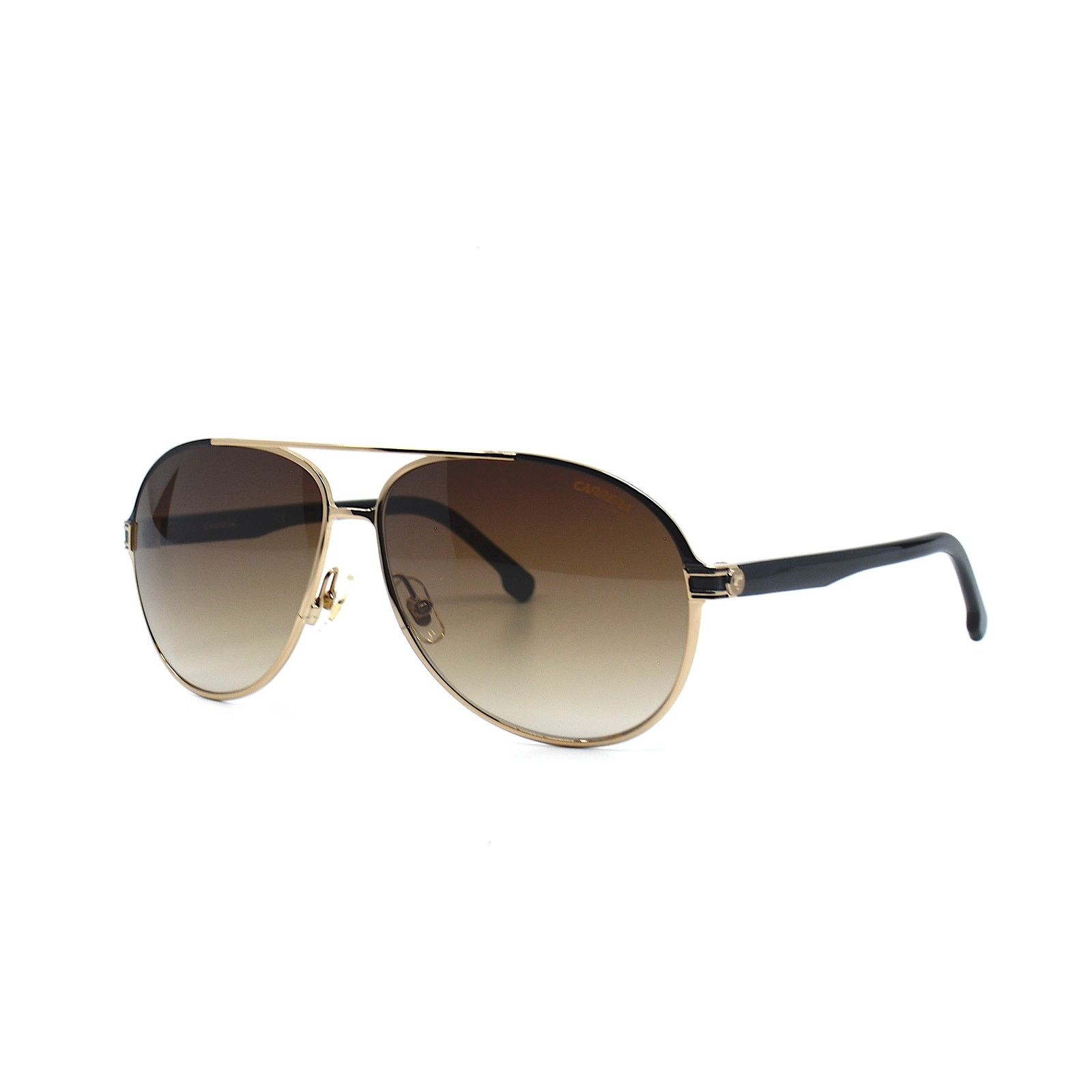 Carrera NEW CARRERA 1051/S GOLD/BLACK BROWN AVIATOR SUNGLASSES Size ONE SIZE - 3 Thumbnail