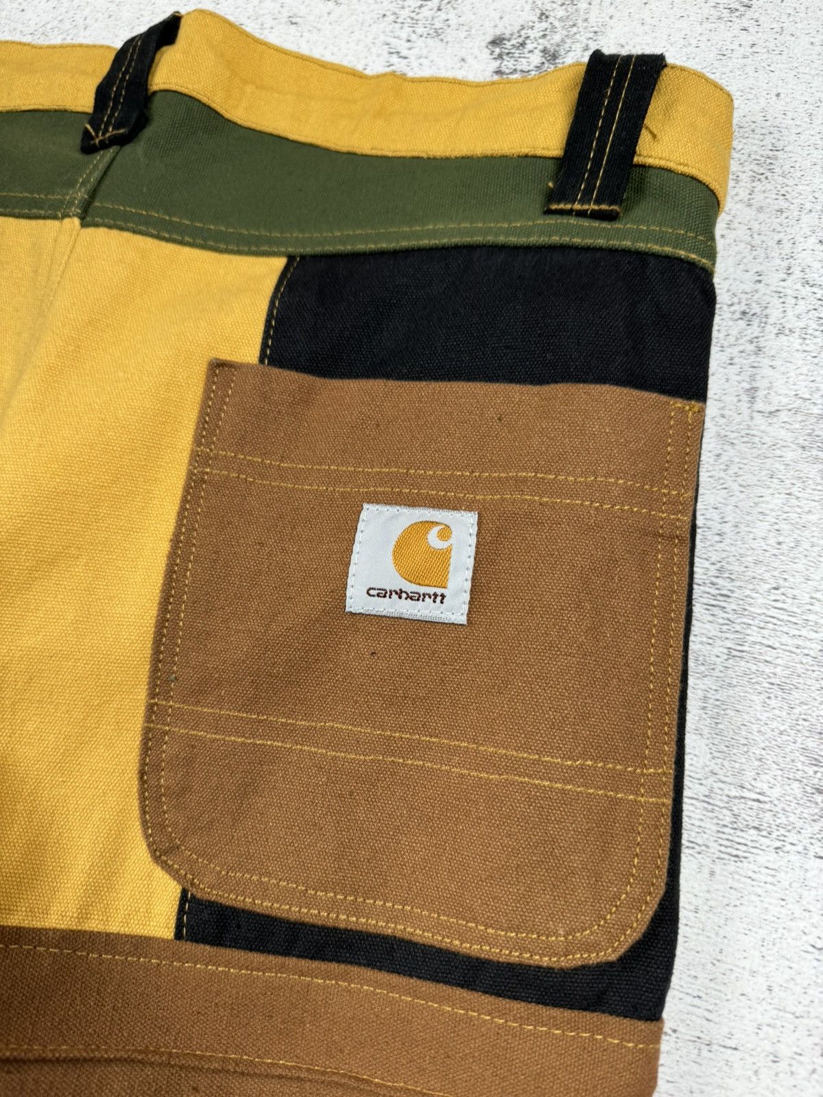Carhartt Vintage 90S Striped Distressed Carpenter Carhartt Jeans Size US 30 / EU 46 - 9 Thumbnail