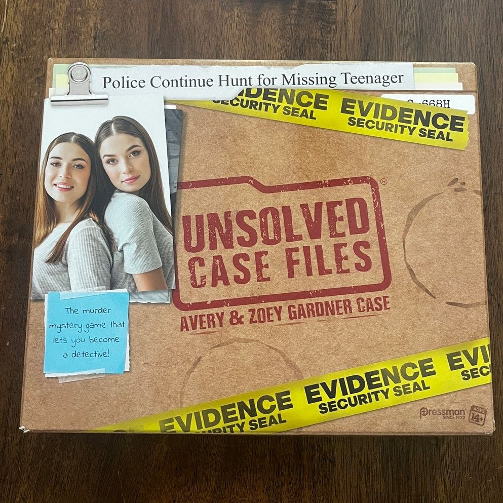 Other Unsolved Case Files 3: Avery & Zoey Gardner Mystery Game Size ONE SIZE - 2 Thumbnail