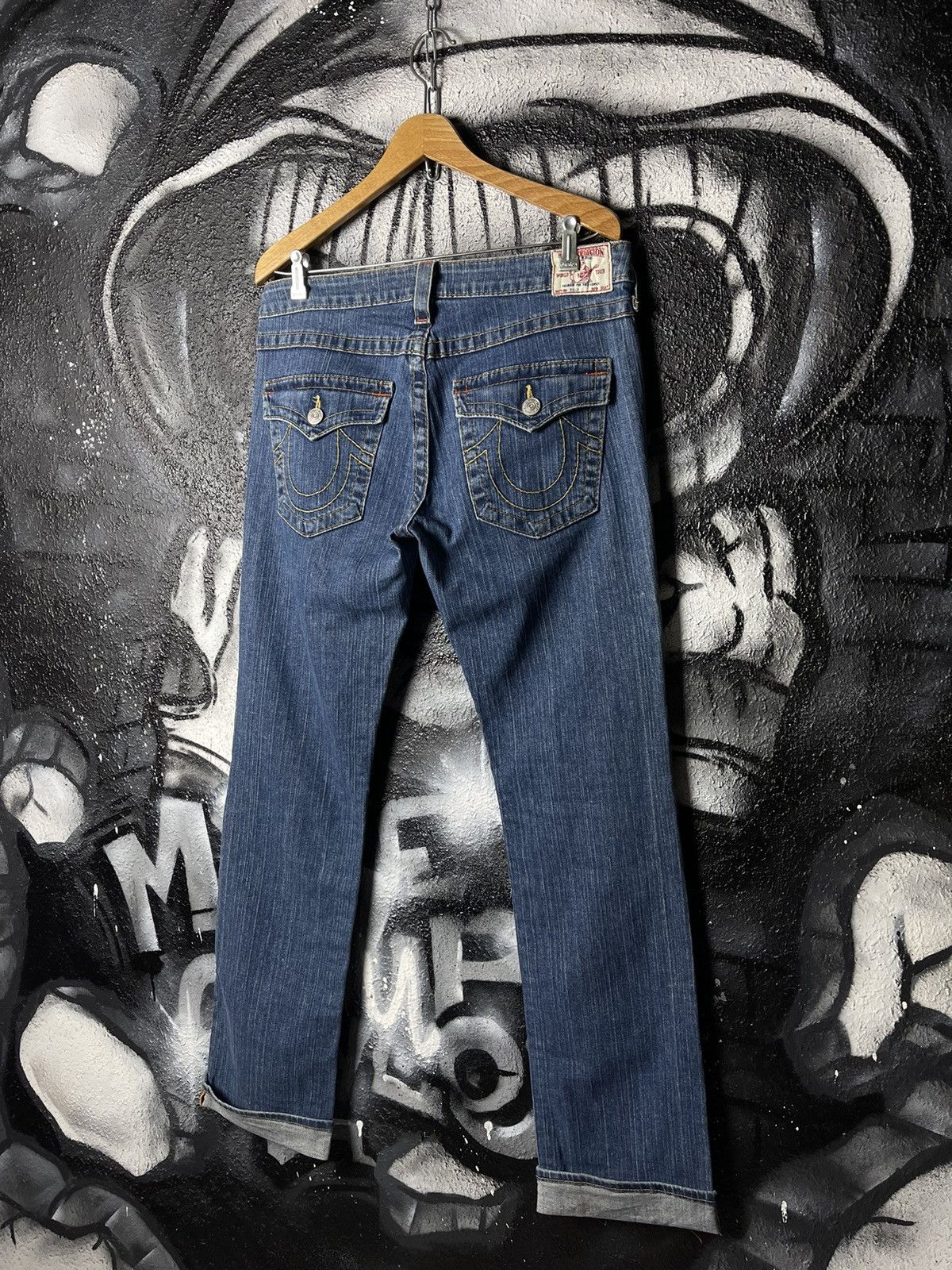 True Religion × Vintage True Religion Flared Jeans Women’s Size 31 Size 31" - 1 Thumbnail