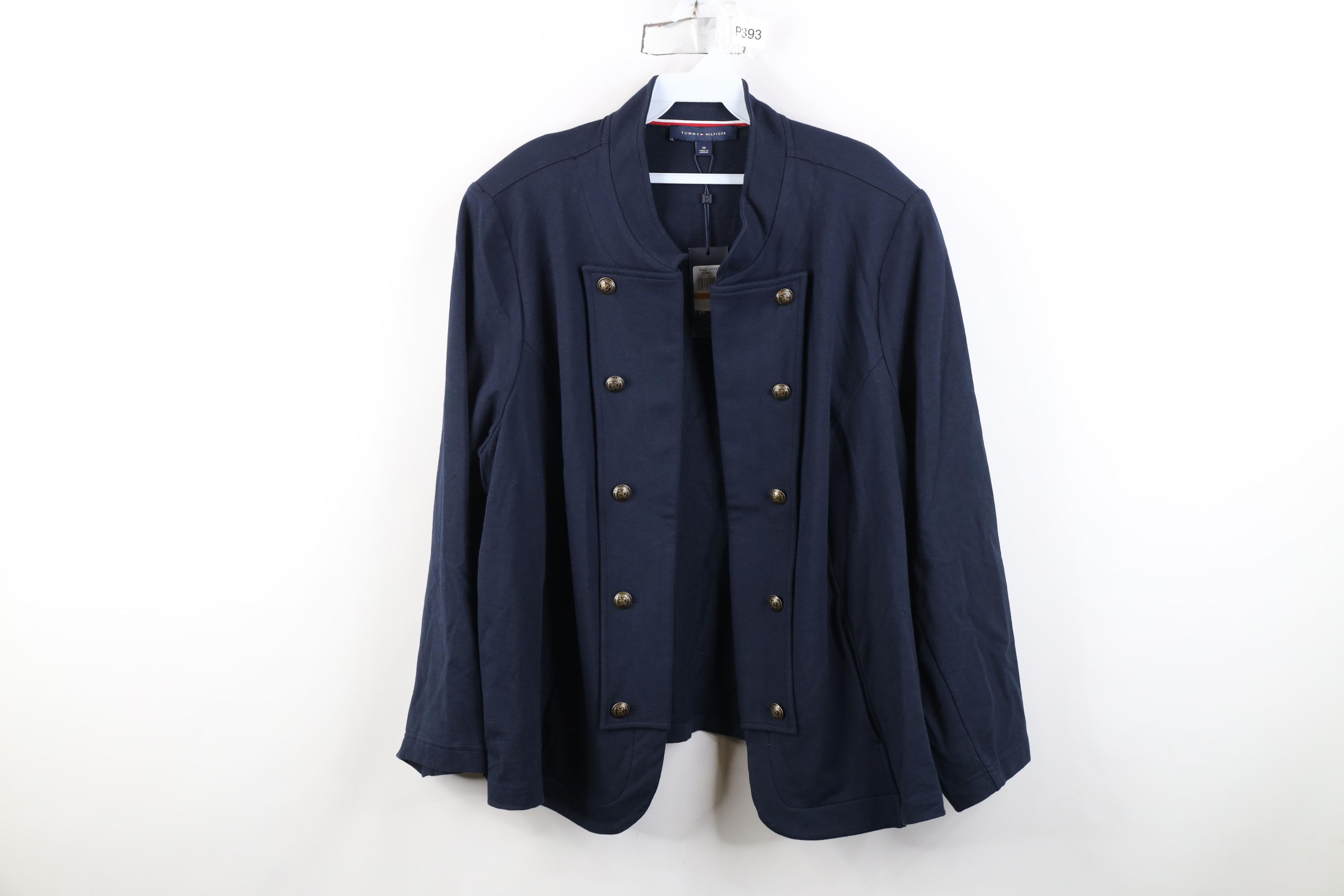 Tommy Hilfiger Deadstock Vintage Y2K Tommy Hilfiger Military Jacket Blue Size 3XL / US 20-22 - 1 Thumbnail