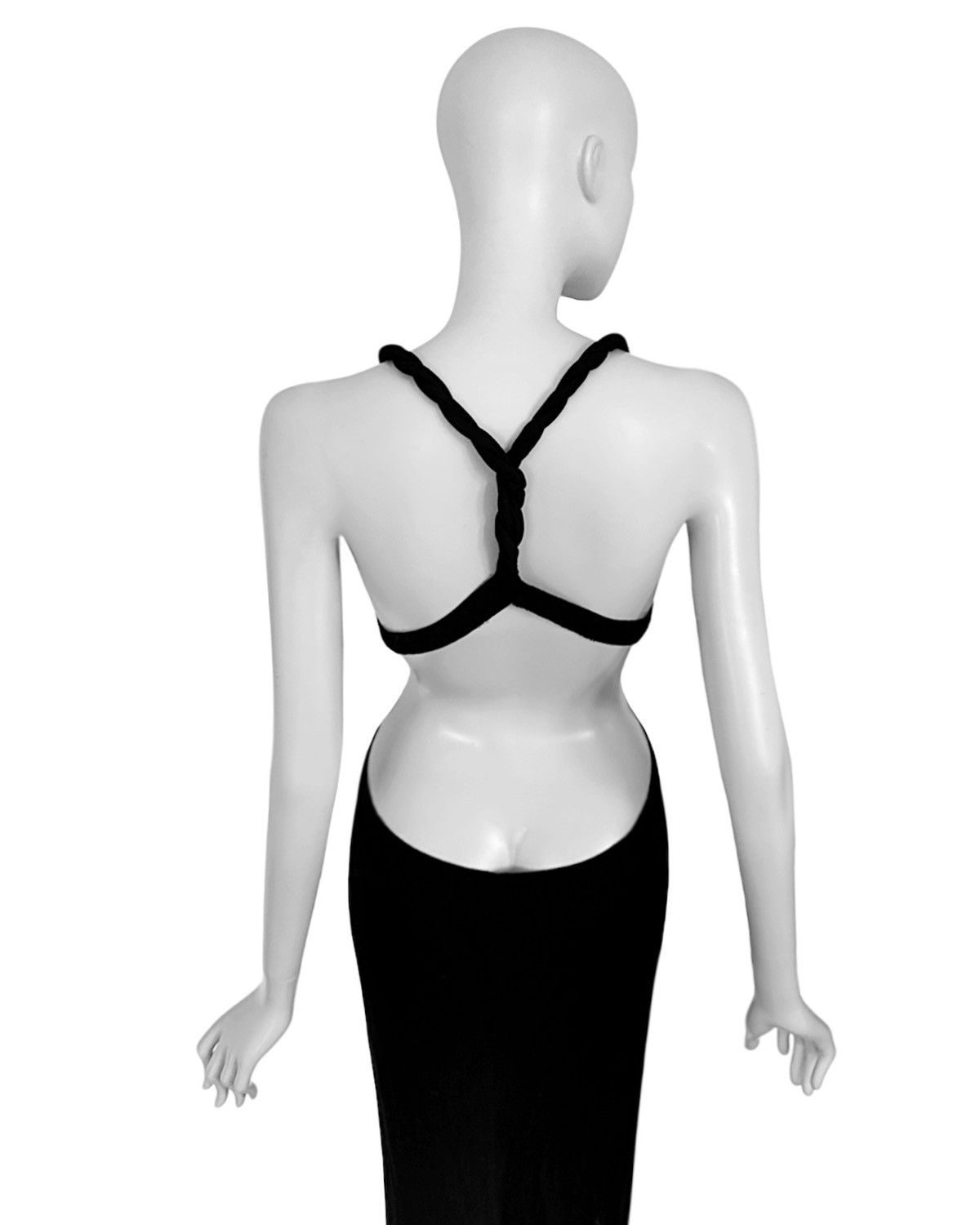 Alexander McQueen Alexander McQueen Runway SS2003 black cut-out dress Size M / US 6-8 / IT 42-44 - 1 Thumbnail